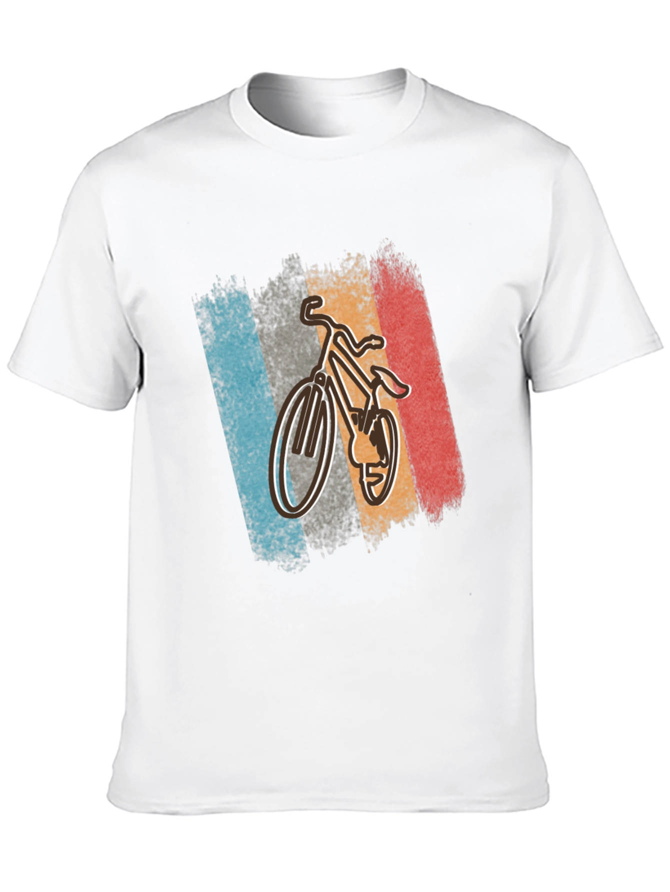 Retro Bicycle Graphic Tee - Classic Style