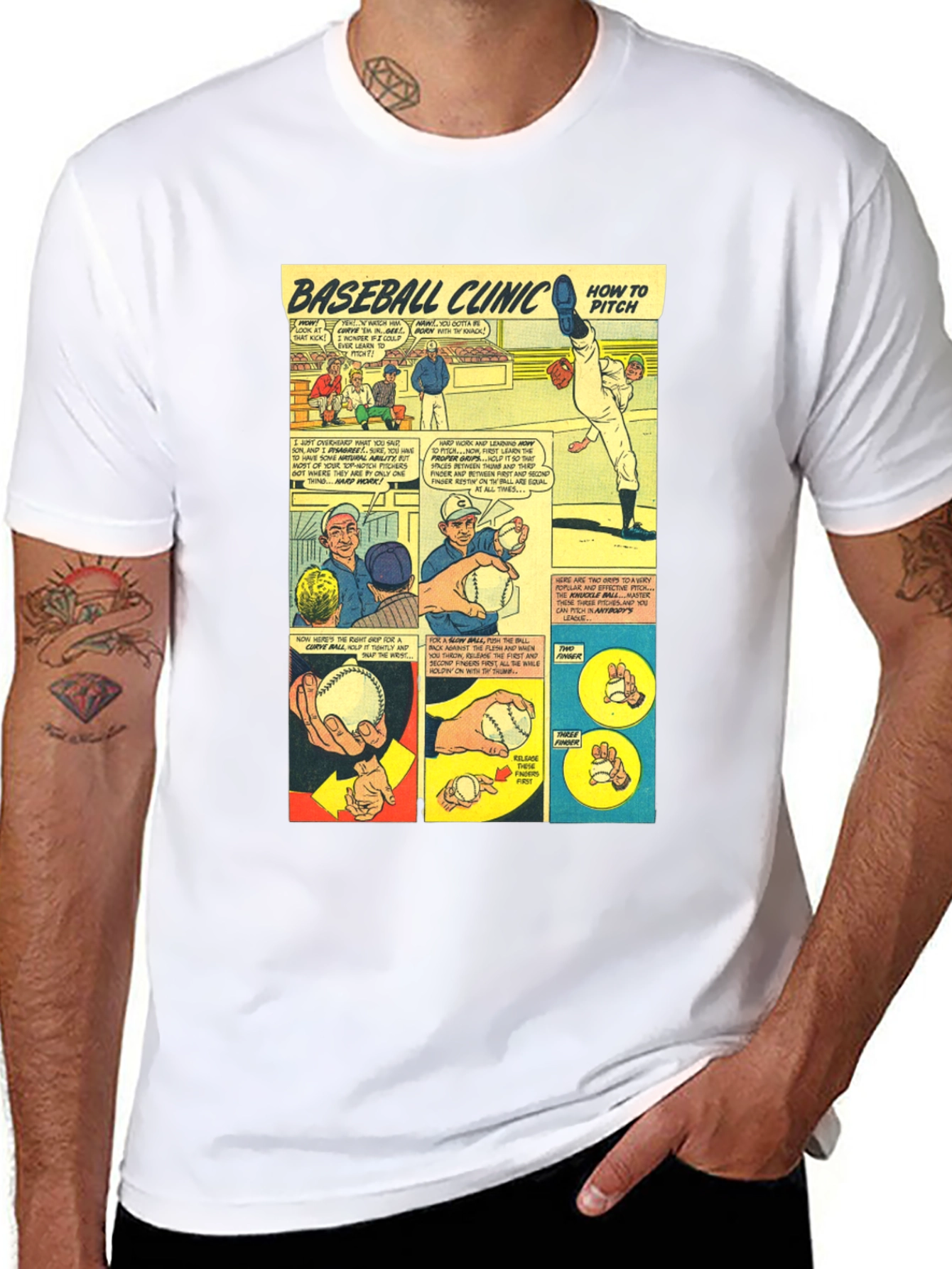 Baseball Clinic Black T-Shirt