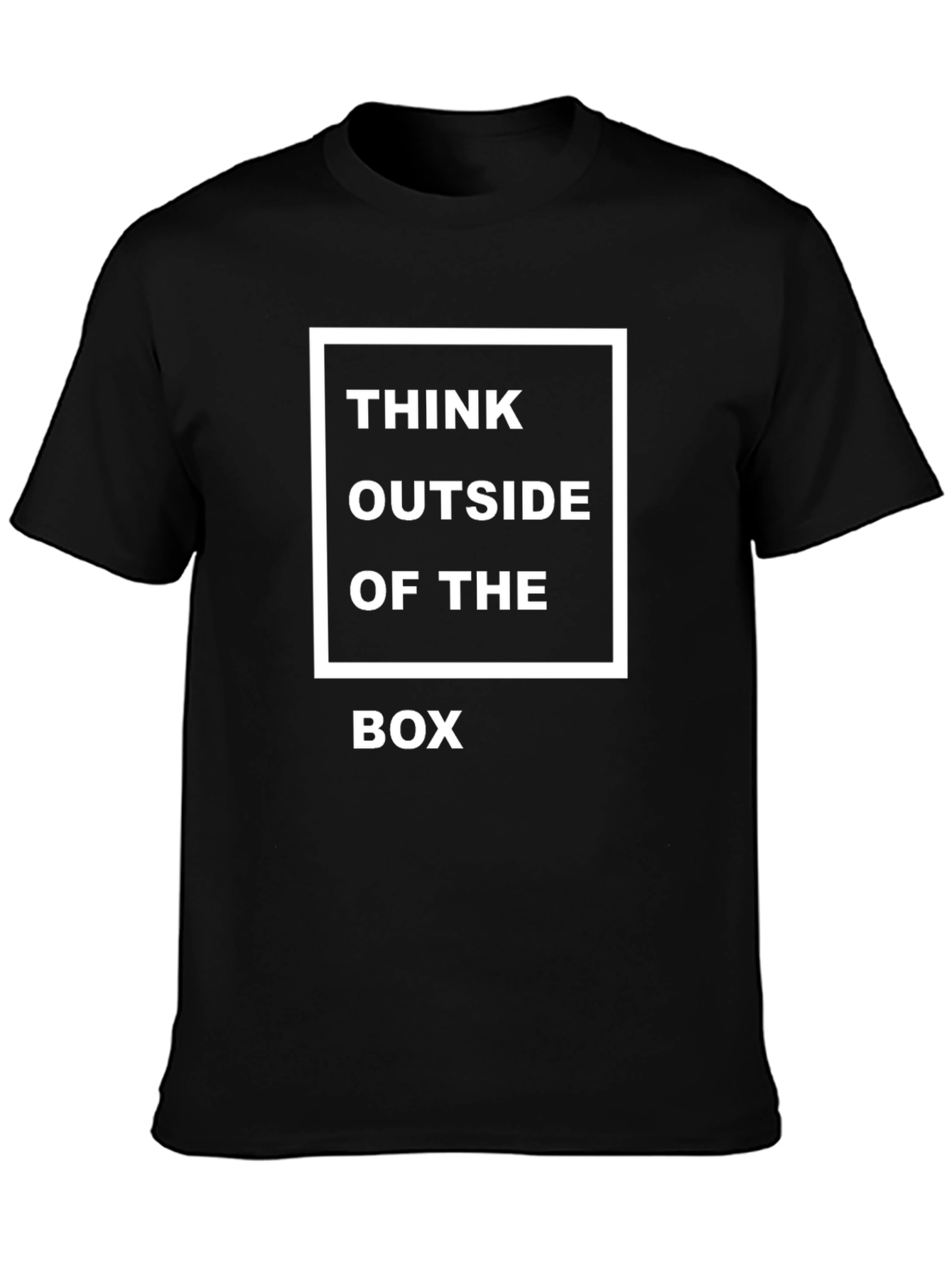 Think Outside The Box Black T-Shirt