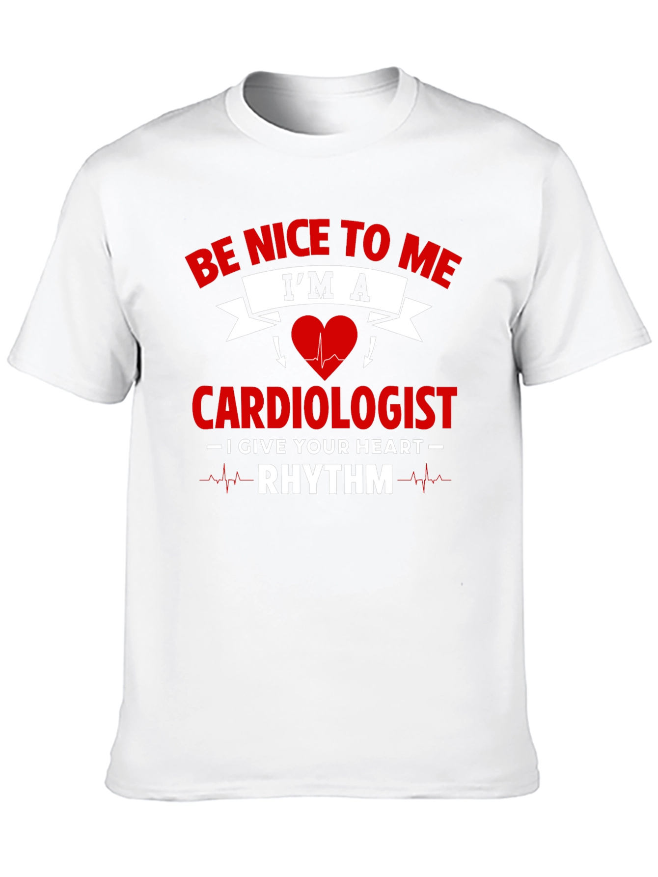Cardiologist Rhythm Heartbeat Graphic T-Shirt