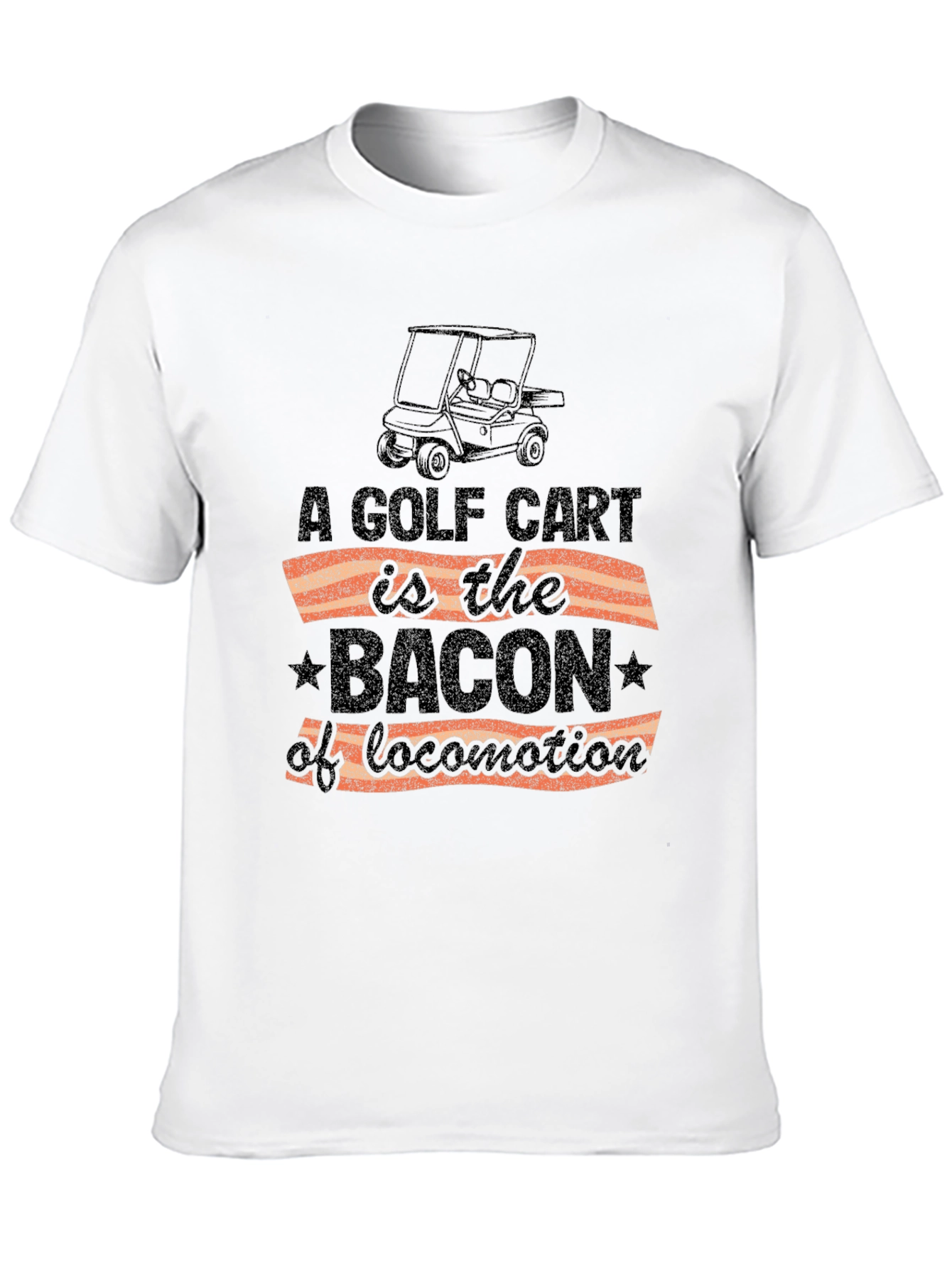 Golf Cart Bacon T-Shirt