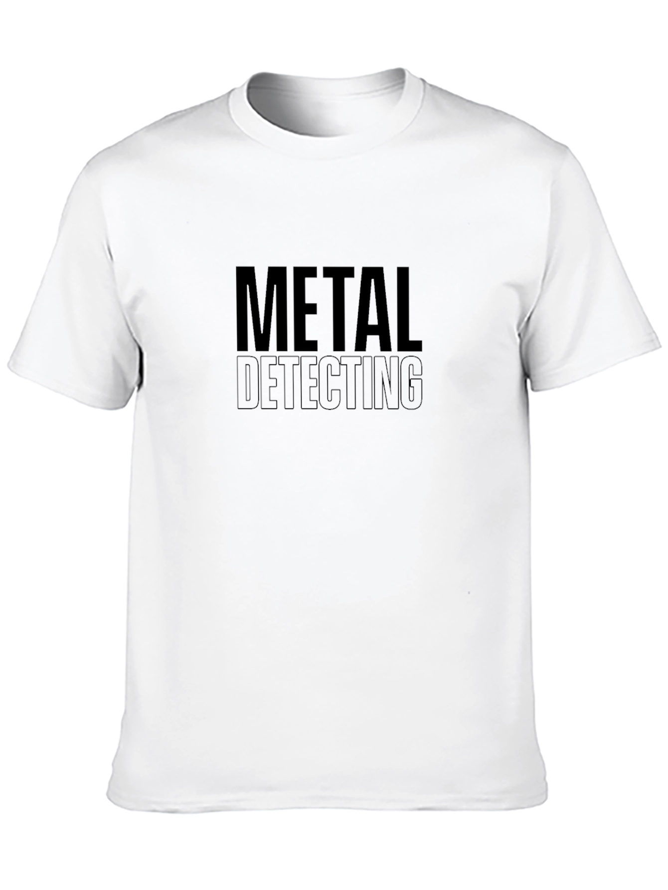 Metal Detecting Tee - Black Short Sleeve Shirt