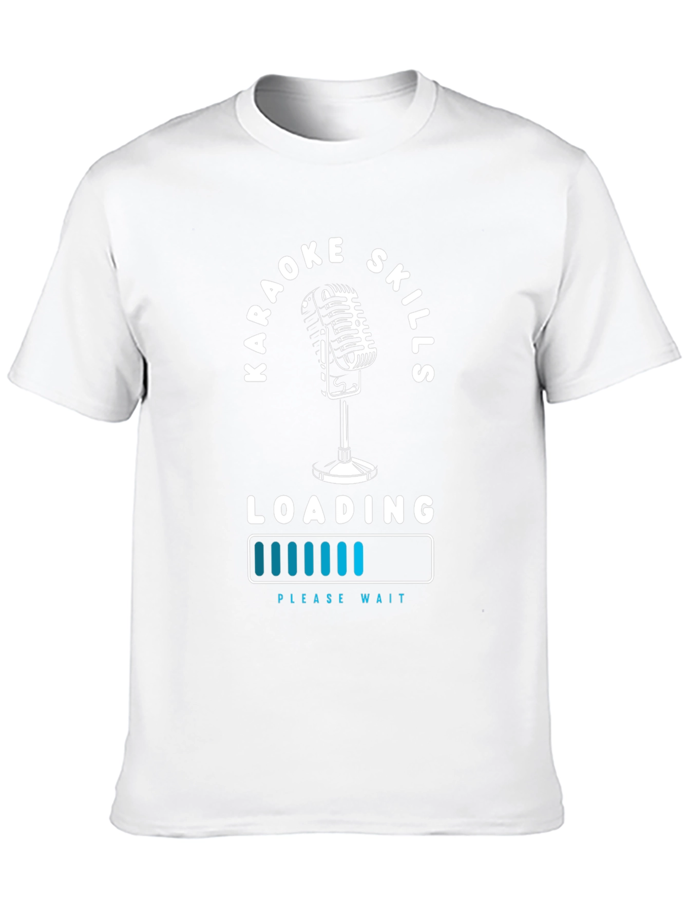 Karaoke Skills Loading T-Shirt - Fun Graphic Tee