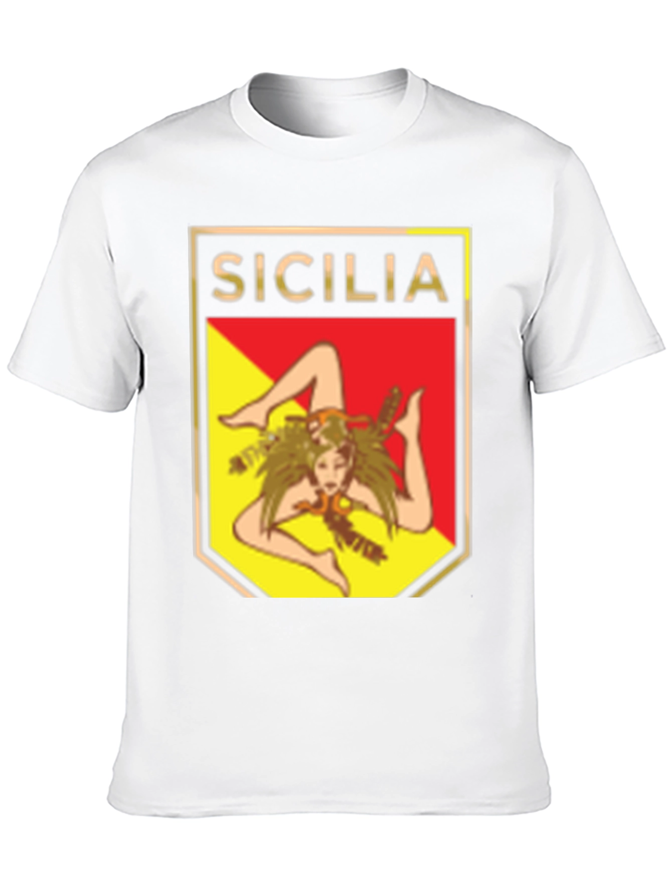 Sicilia Trinacria Symbol T-Shirt - Classic Italian Pride