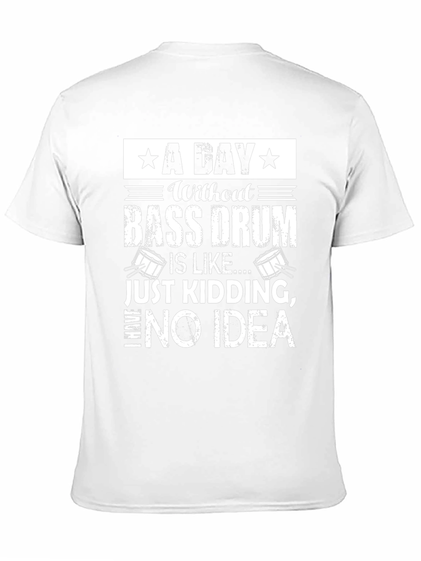 Bass Drum T-Shirt - Funny Drummer Tee