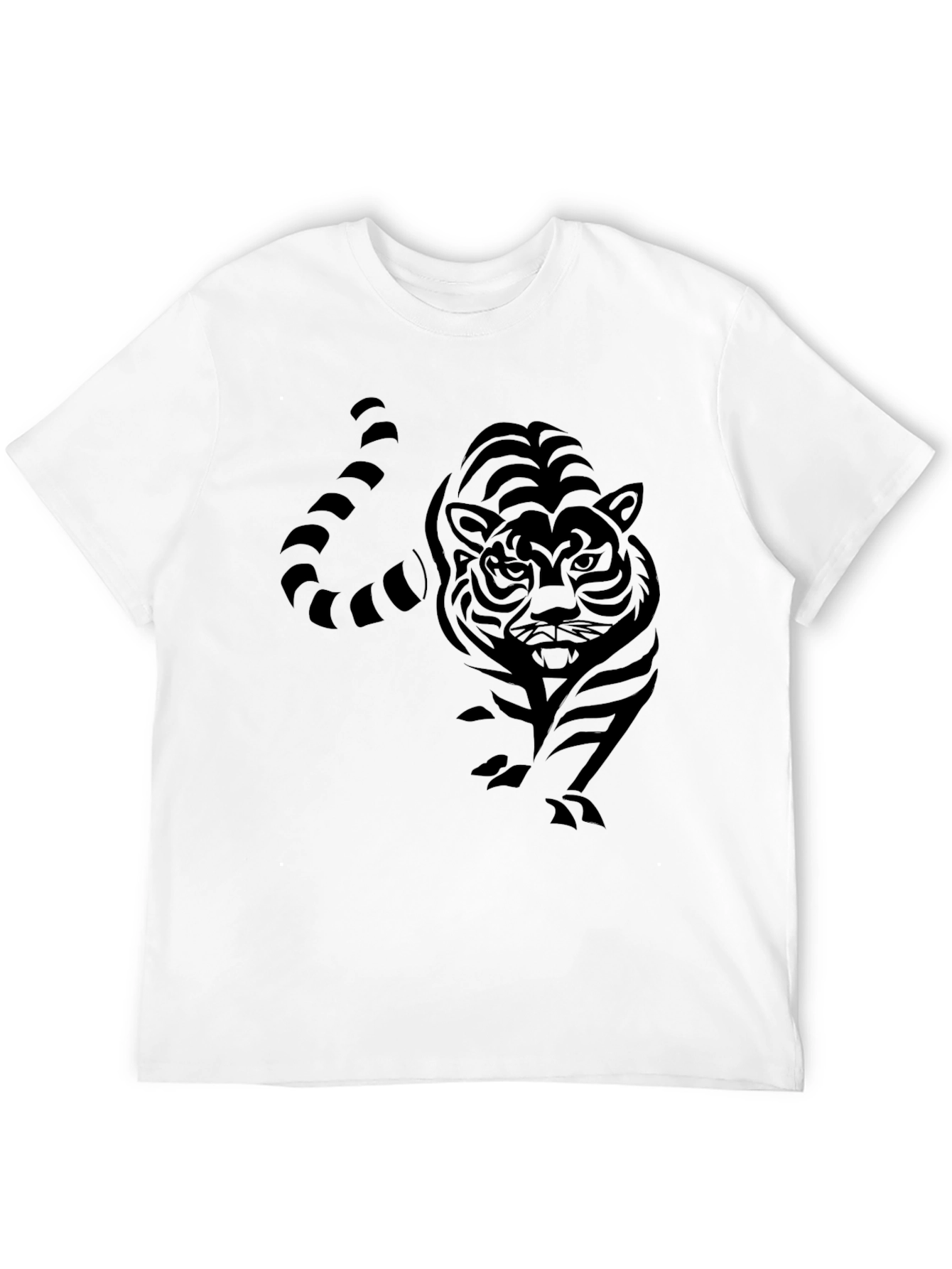 Tiger Graphic Black T-Shirt | Mens Fashion Tee