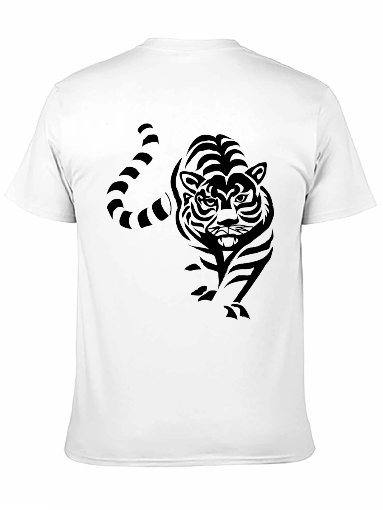 Tiger Graphic Black T-Shirt | Mens Fashion Tee
