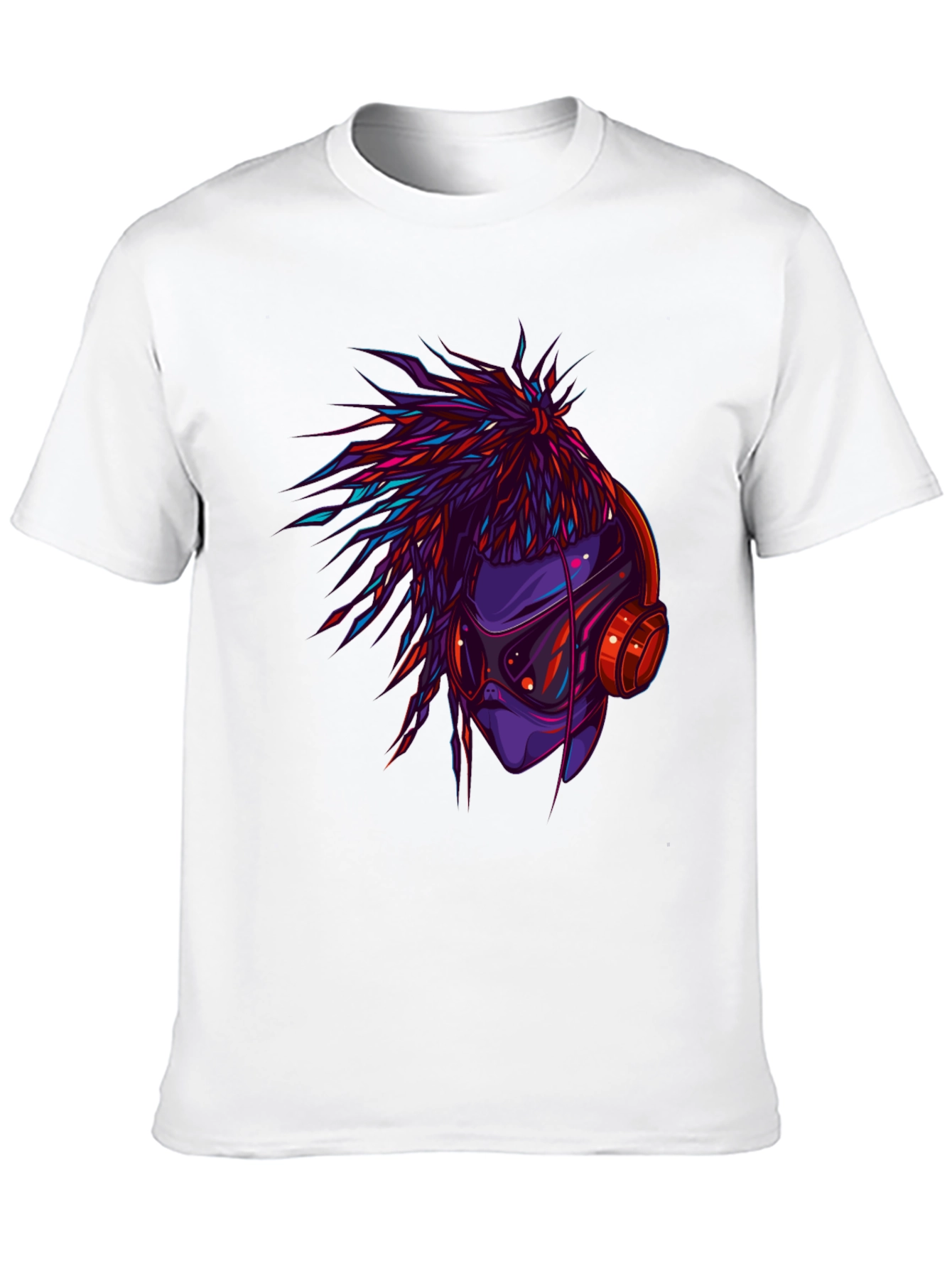 Cyberpunk DJ Graphic Tee - Cool Style