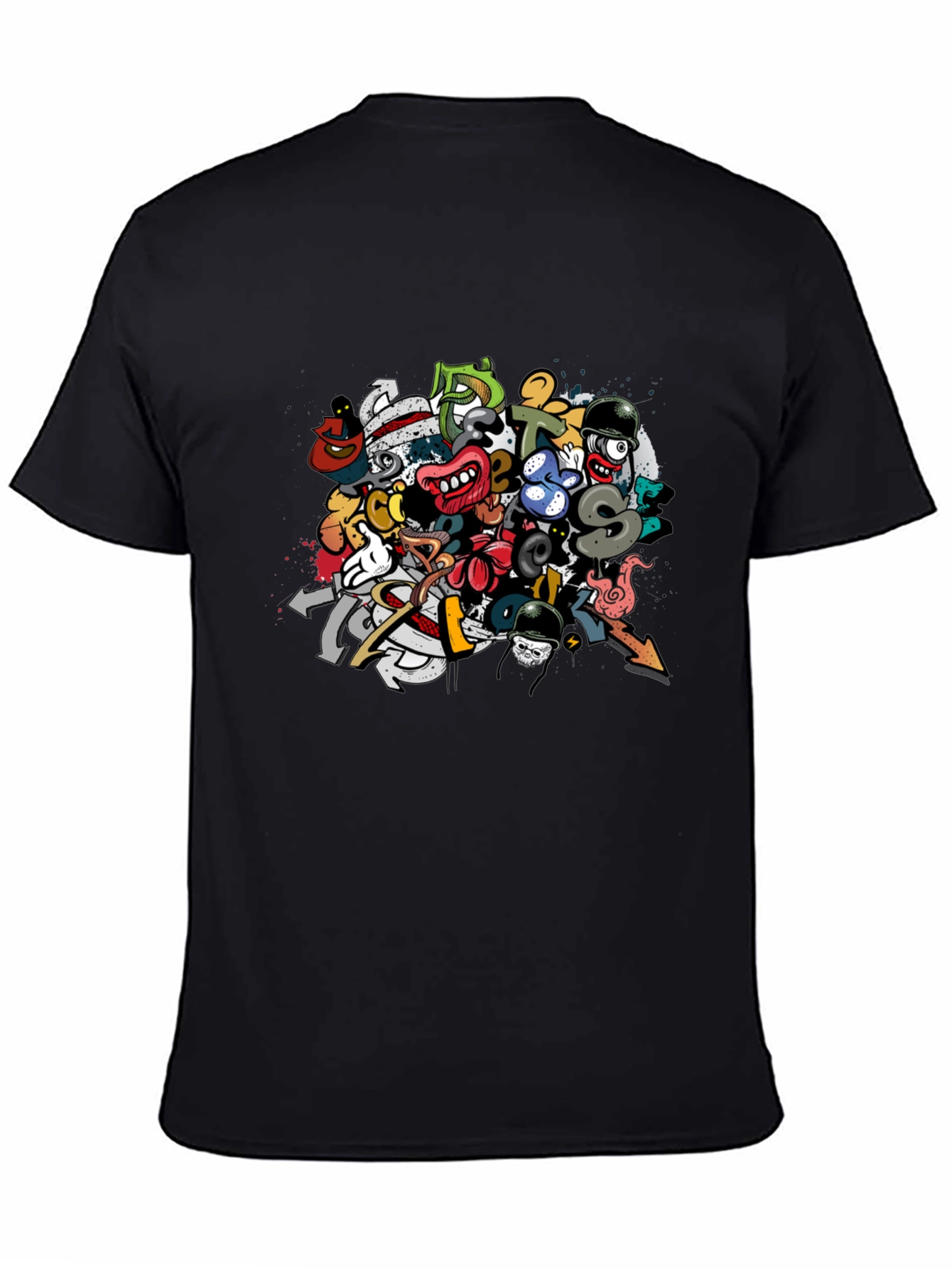 Bold Graffiti Art T-Shirt - Unique Graphic Tee