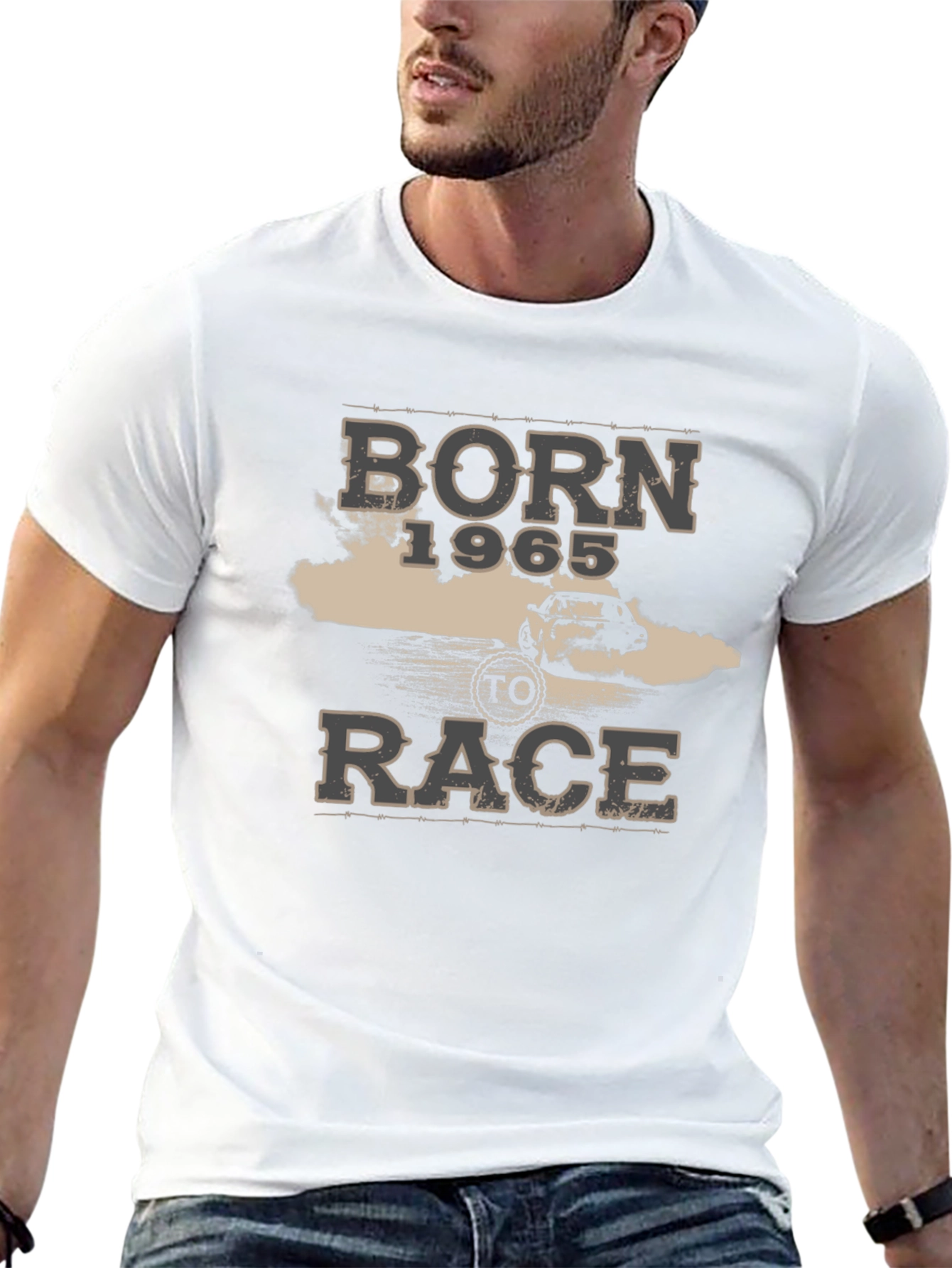 Born 1965 To Race T-Shirt Car Enthusiast Gift