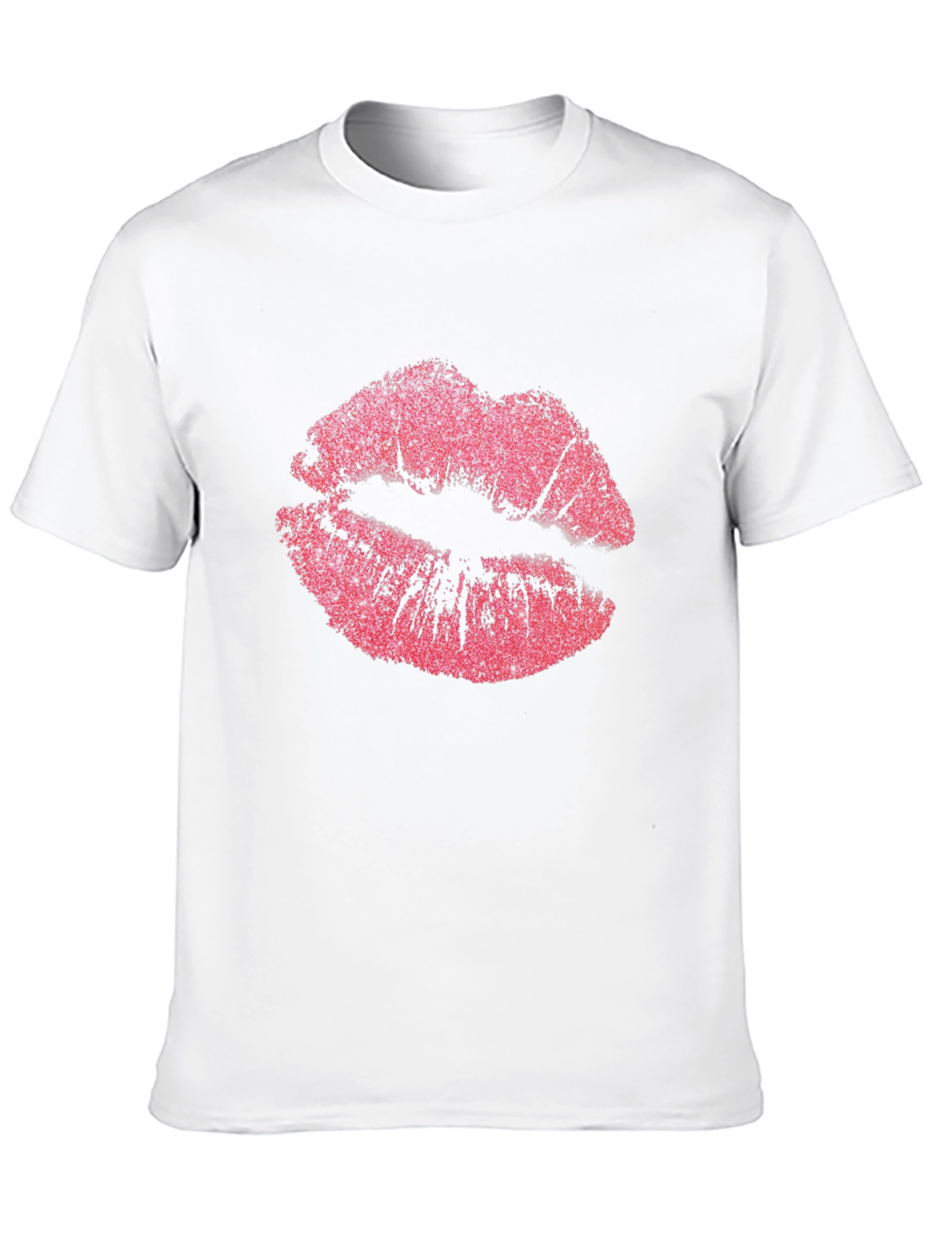 Kiss Print Black T-Shirt