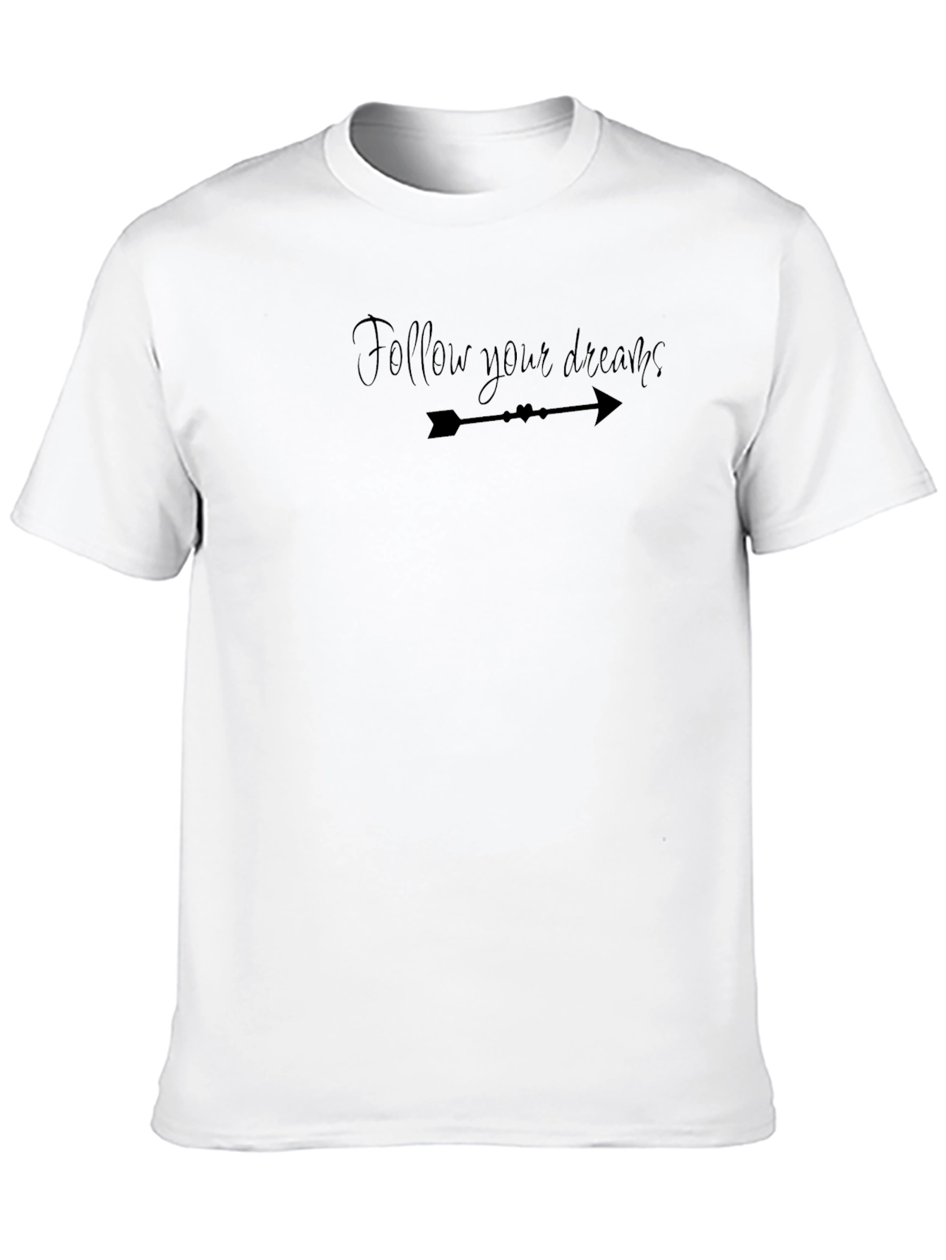 Follow Your Dreams Graphic T-Shirt - Black