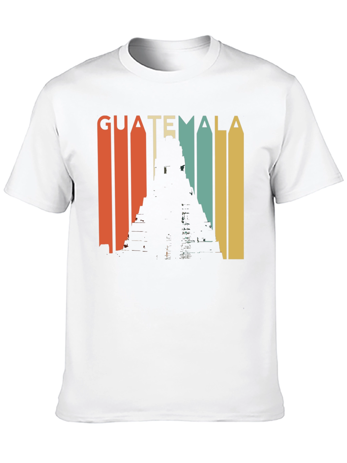 Guatemala Retro Tikal Temple Graphic Tee