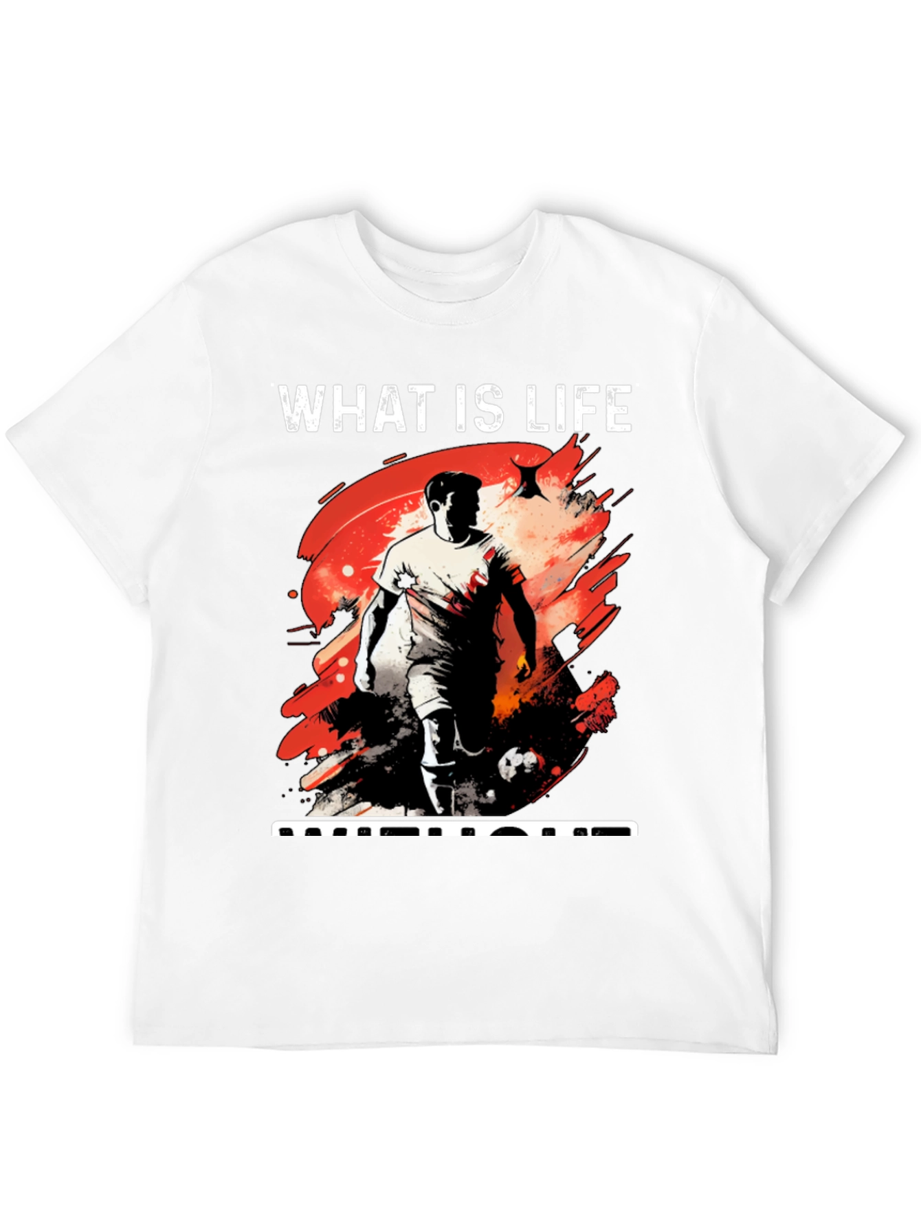 What is Life Football Graphic Tee