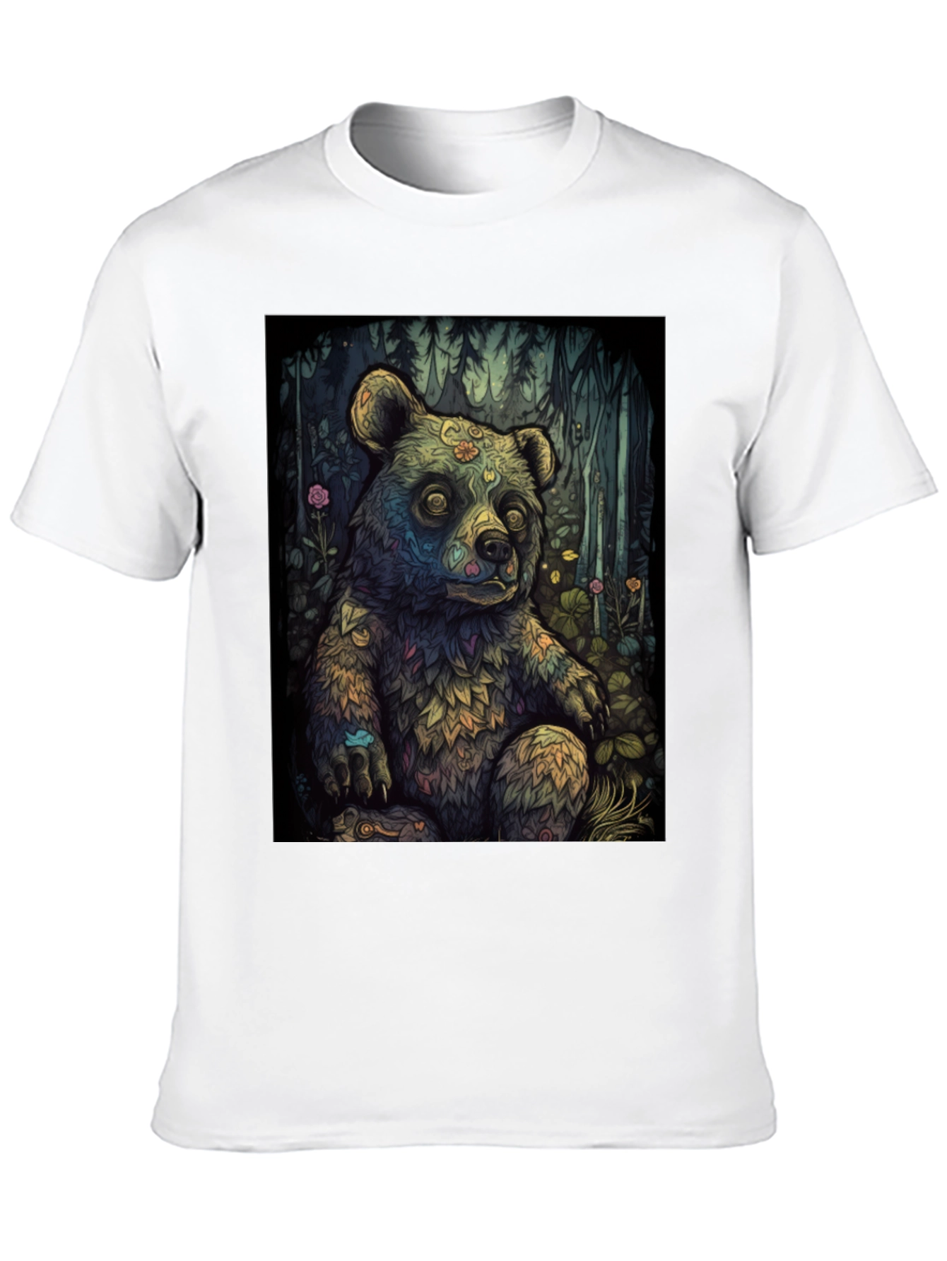 Psychedelic Bear Graphic Tee