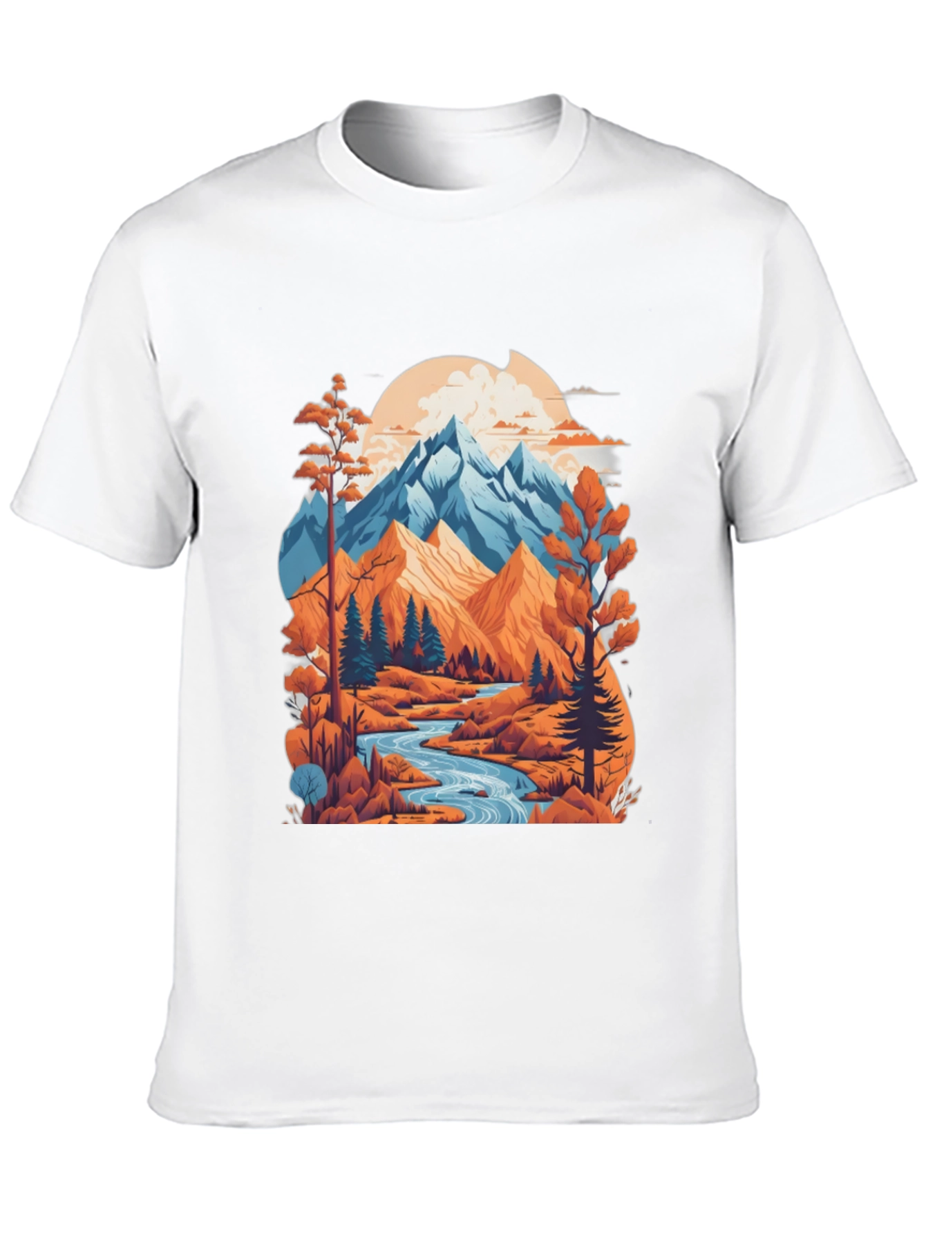Mountain River Graphic Tee