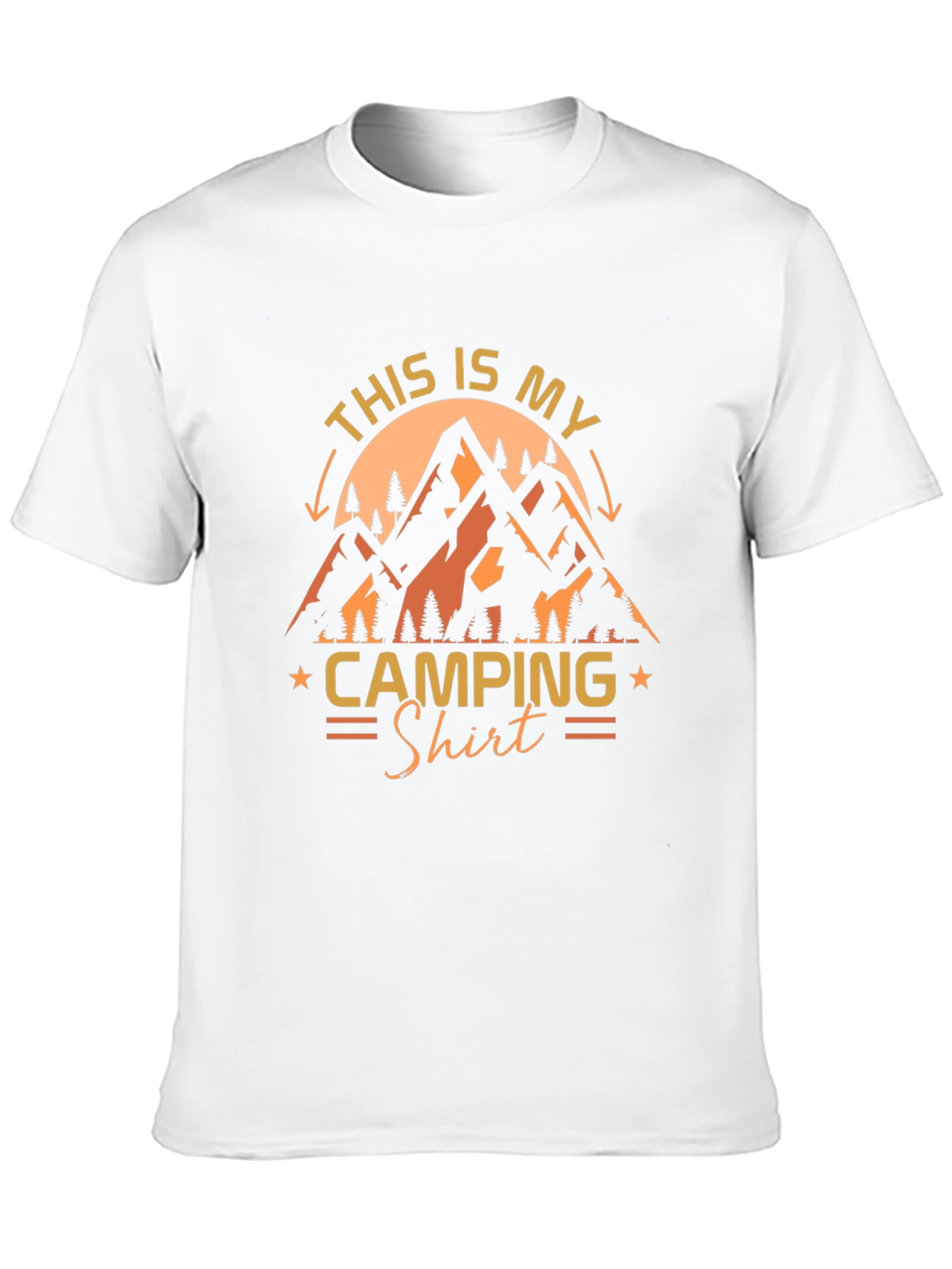 Camping Shirt - Mountain Graphic Tee
