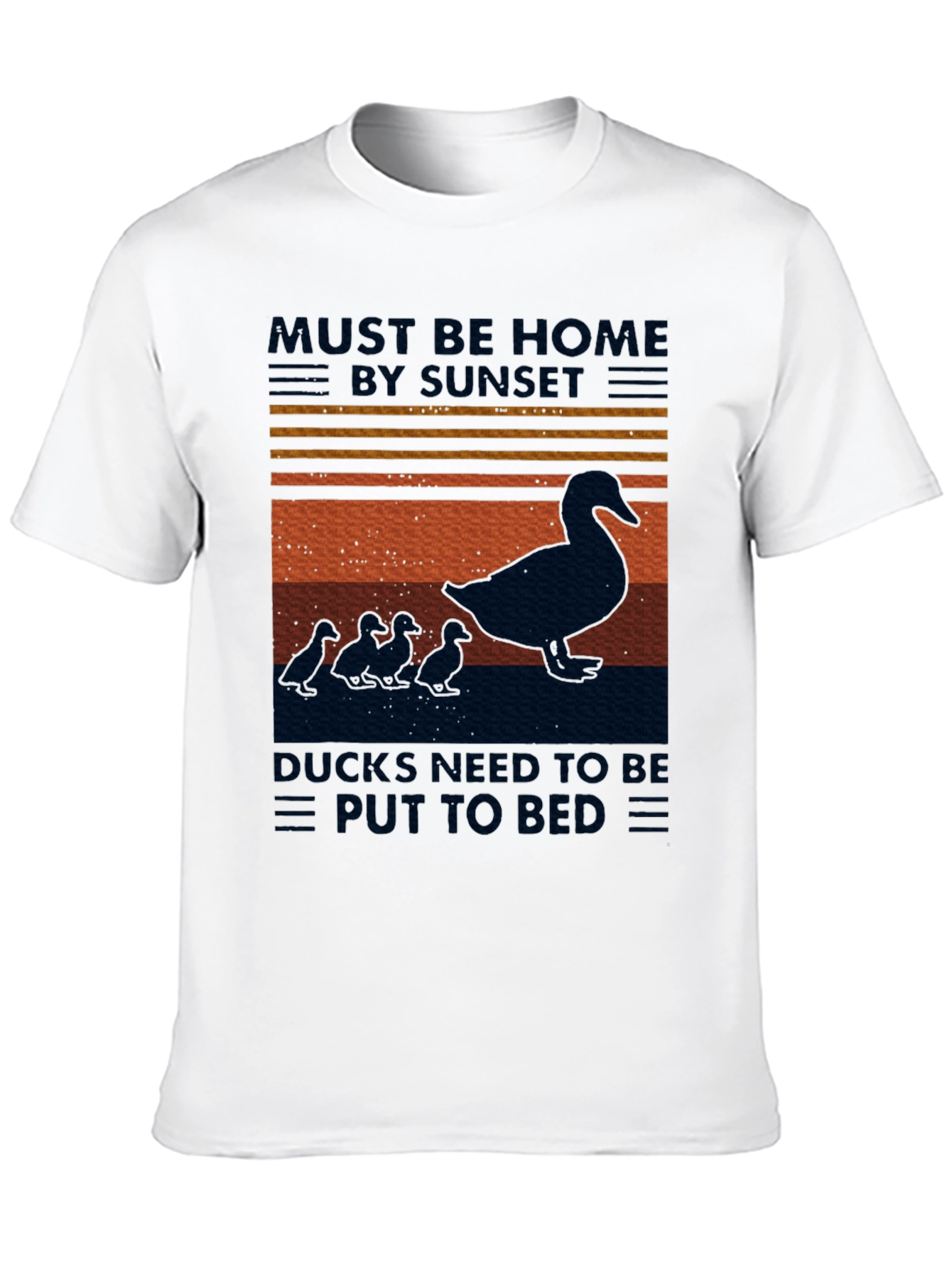 Must Be Home By Sunset Ducks T-Shirt