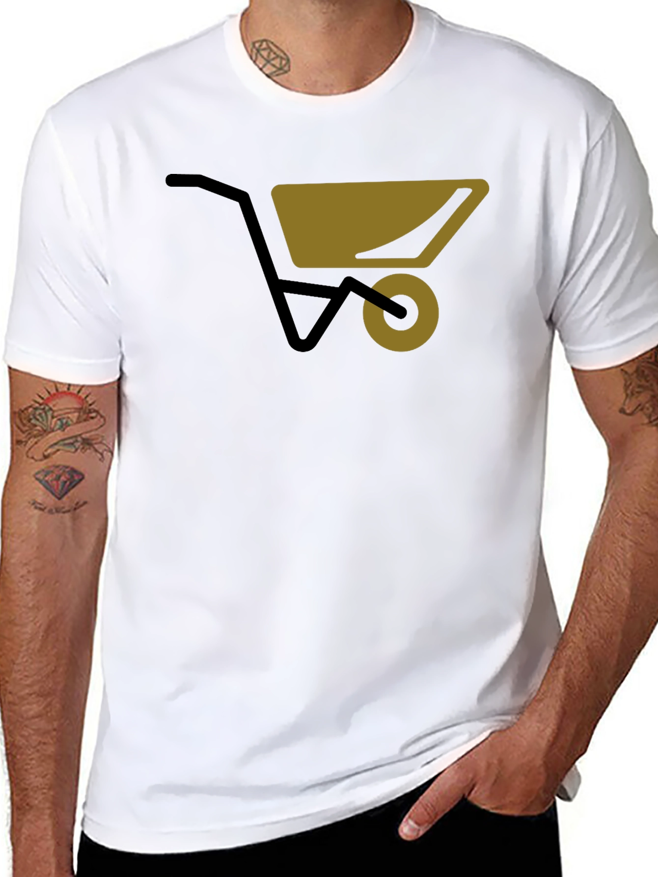 Wheelbarrow Graphic Tee - Black
