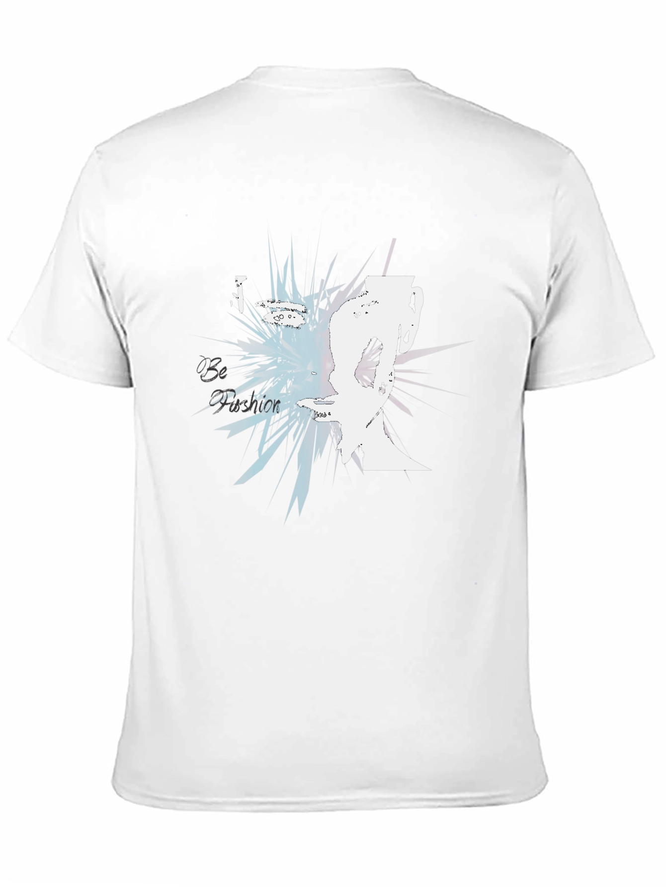 Abstract Face Graphic Black T-Shirt