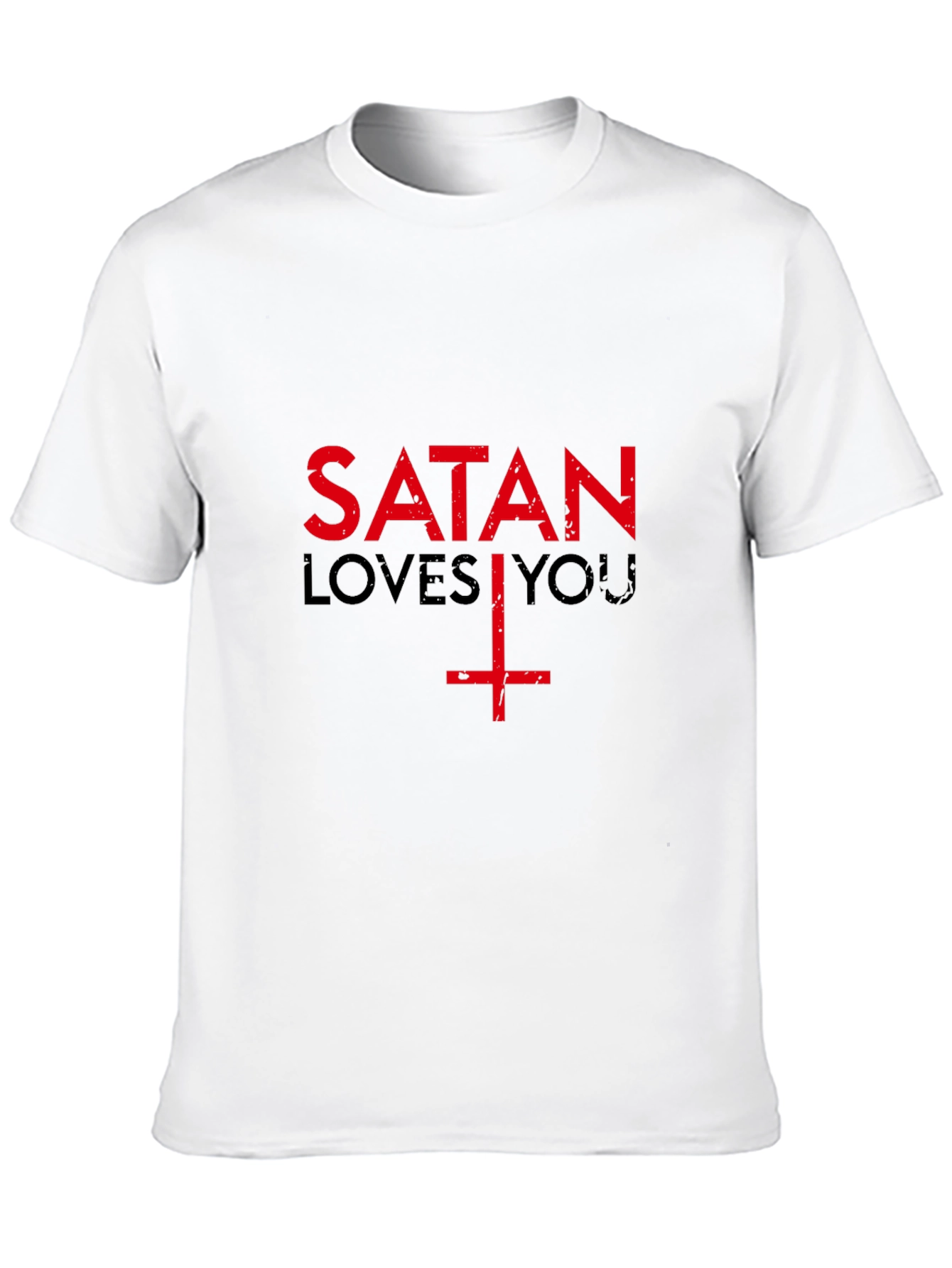 Satan Loves You Graphic Tee