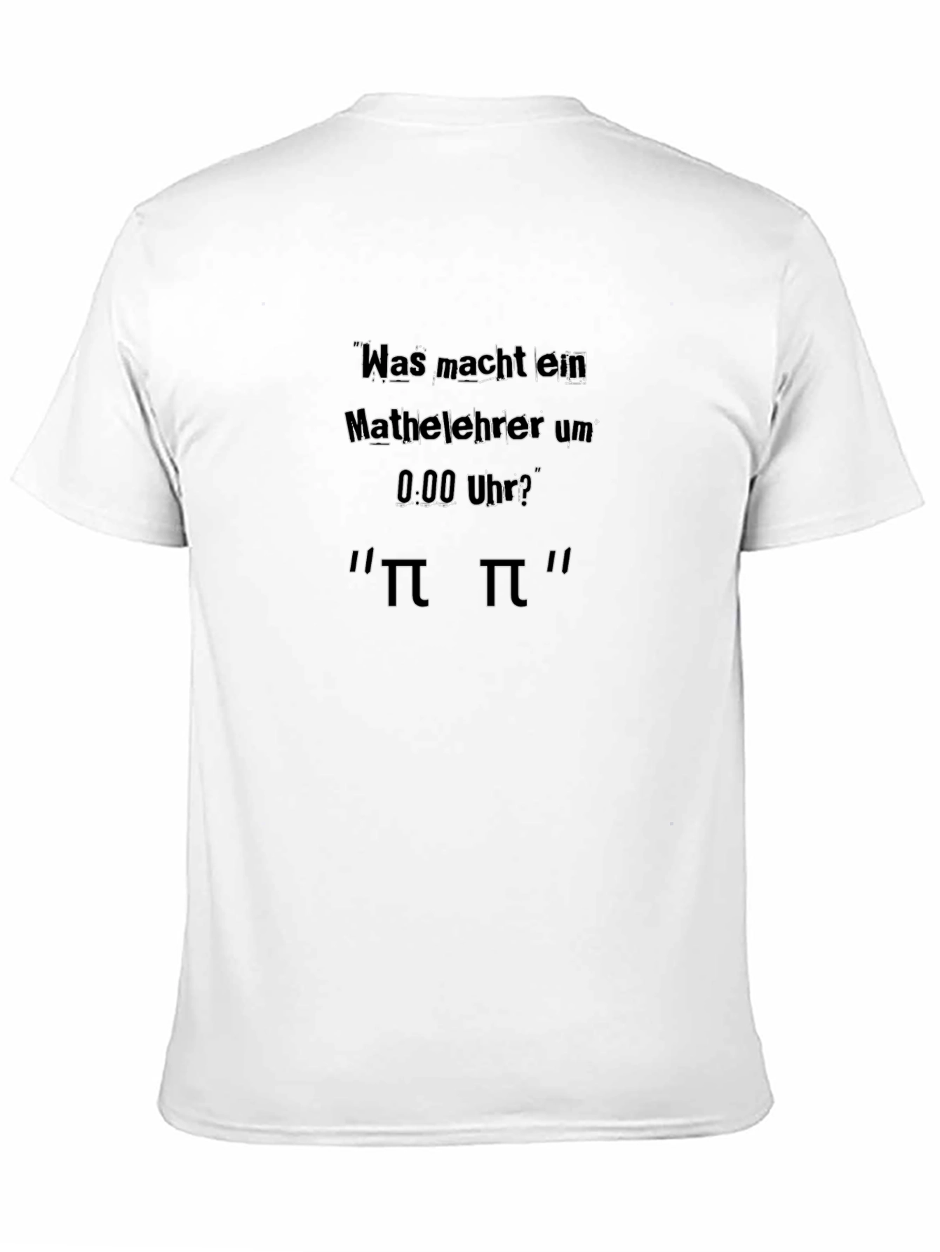 Math Teacher Midnight Joke Black T-Shirt