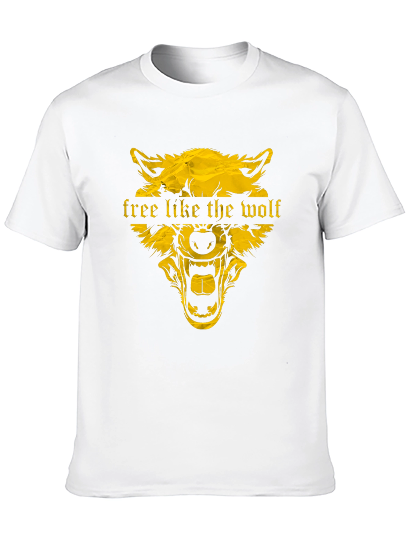 Free Like the Wolf Graphic Print T-Shirt