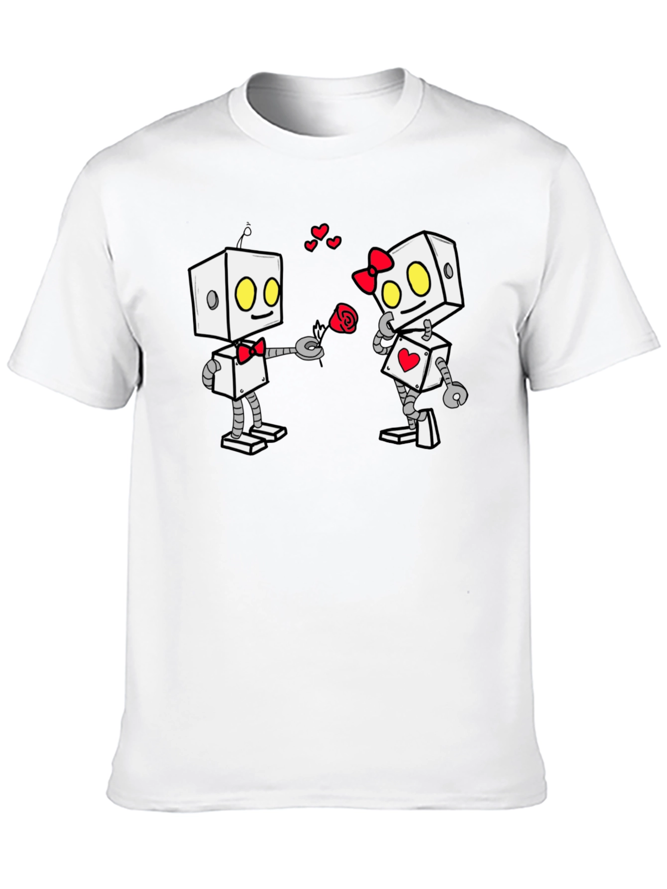 Robot Love Graphic Tee - Valentines Day Gift