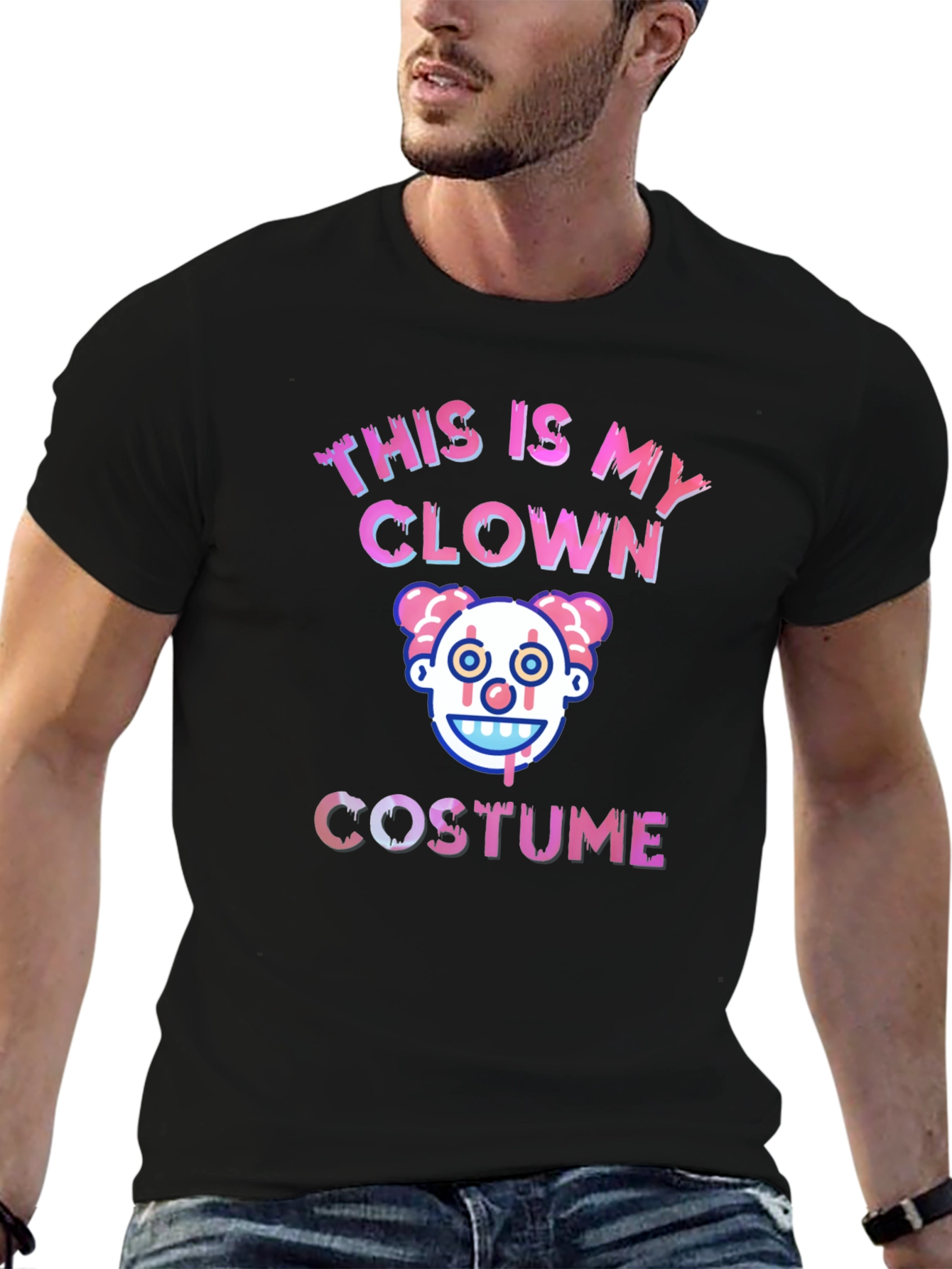 This Is My Clown Costume Graphic Tee