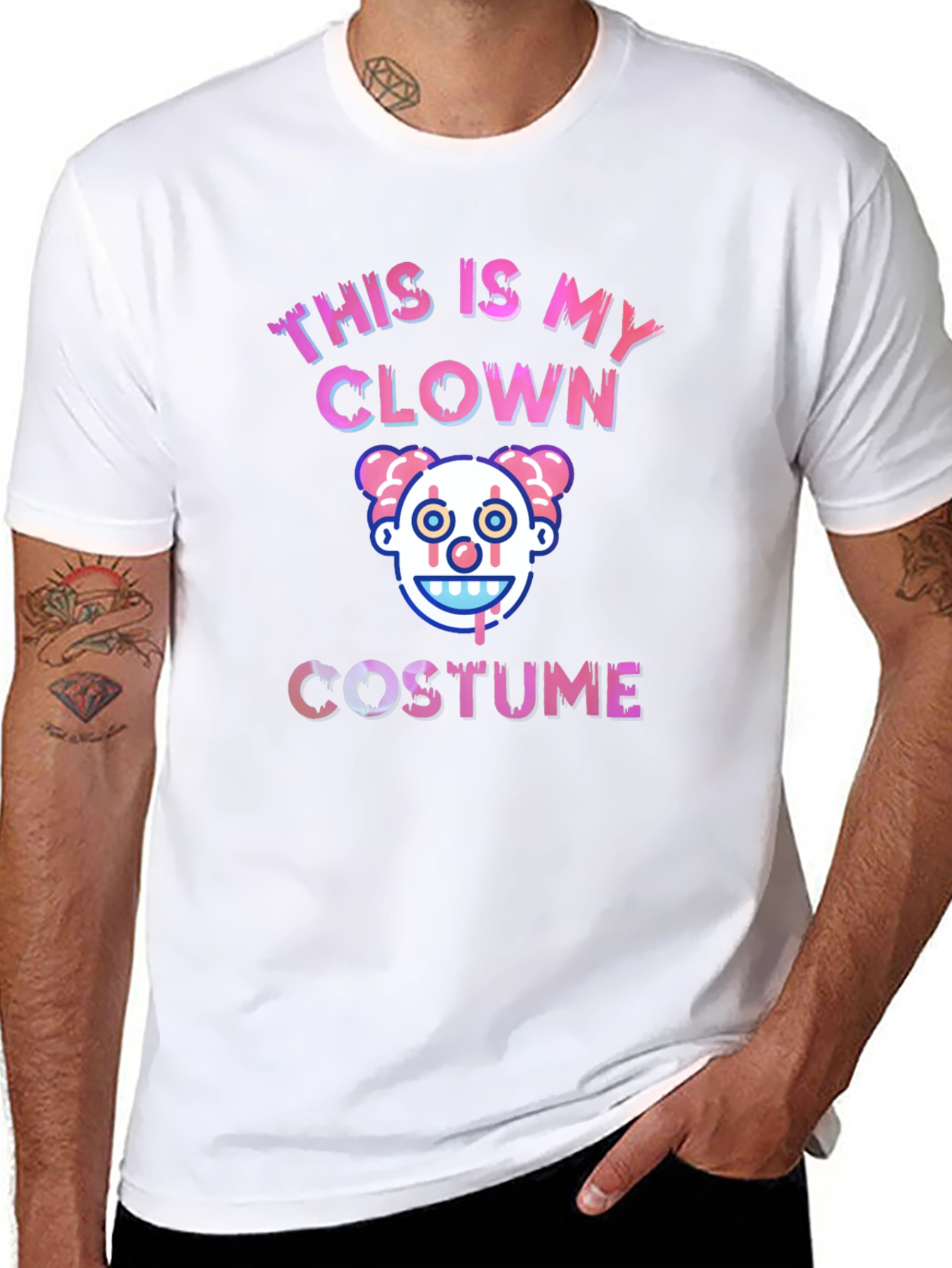 This Is My Clown Costume Graphic Tee