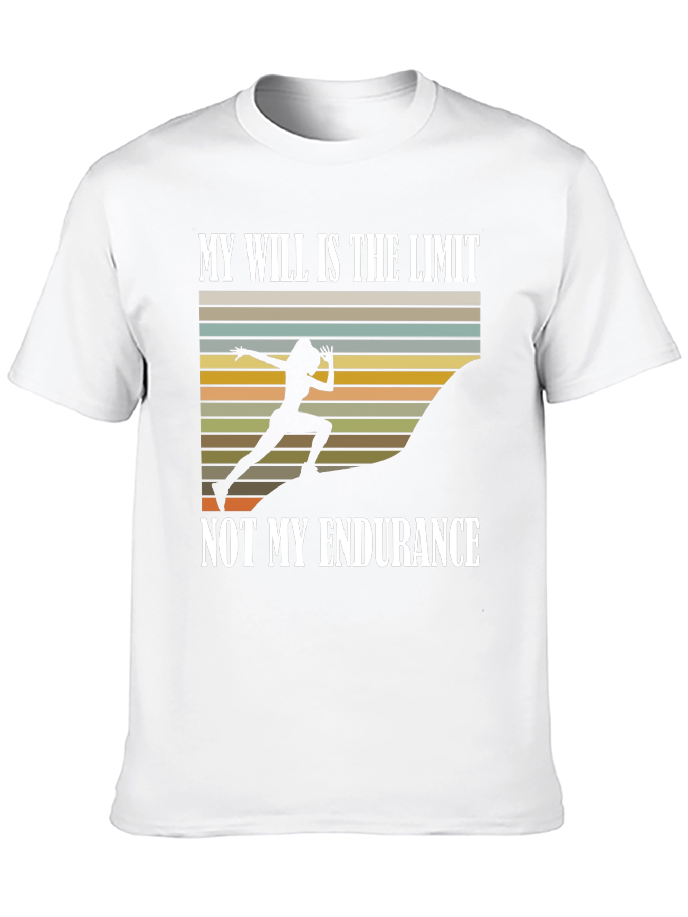 Motivational Runner T-Shirt - Will vs Endurance