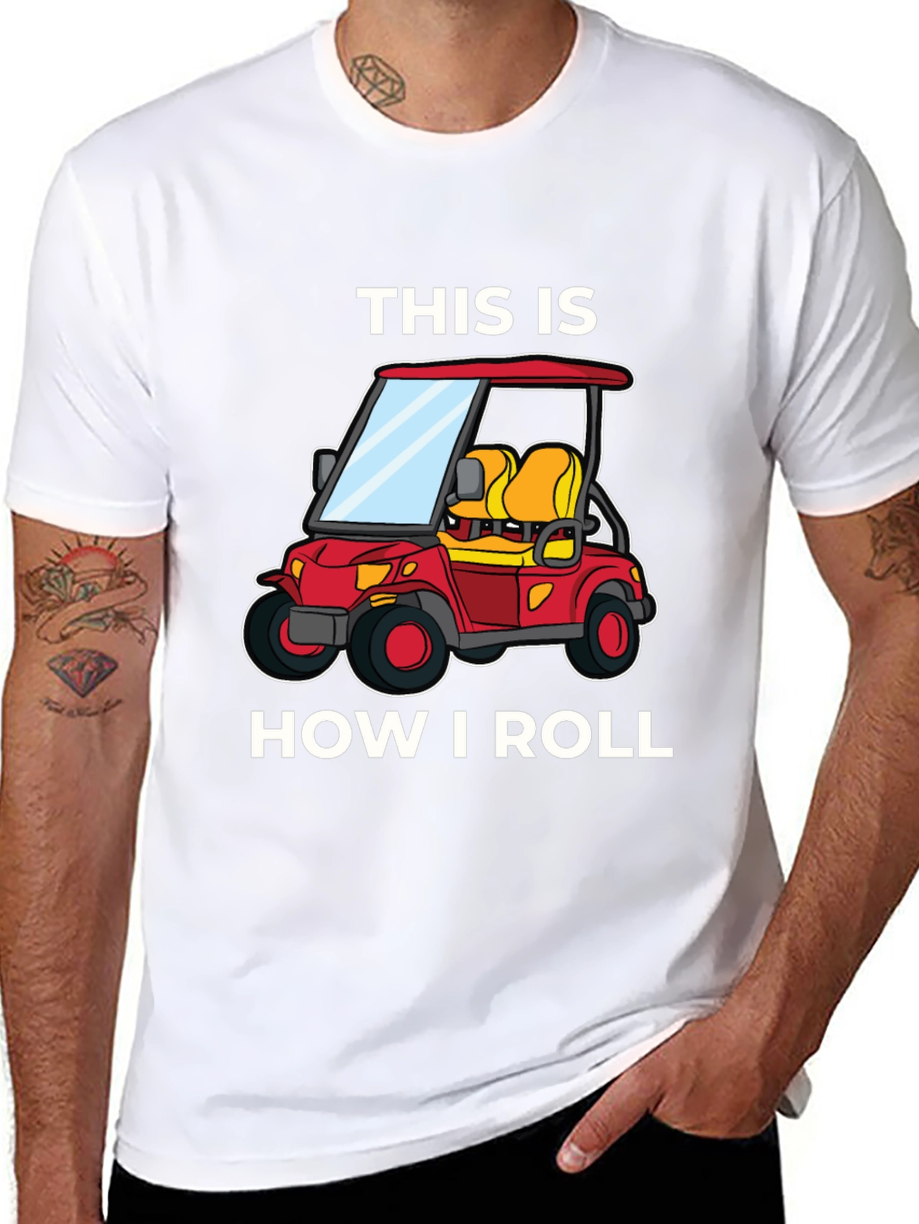 This Is How I Roll Golf Cart T-Shirt