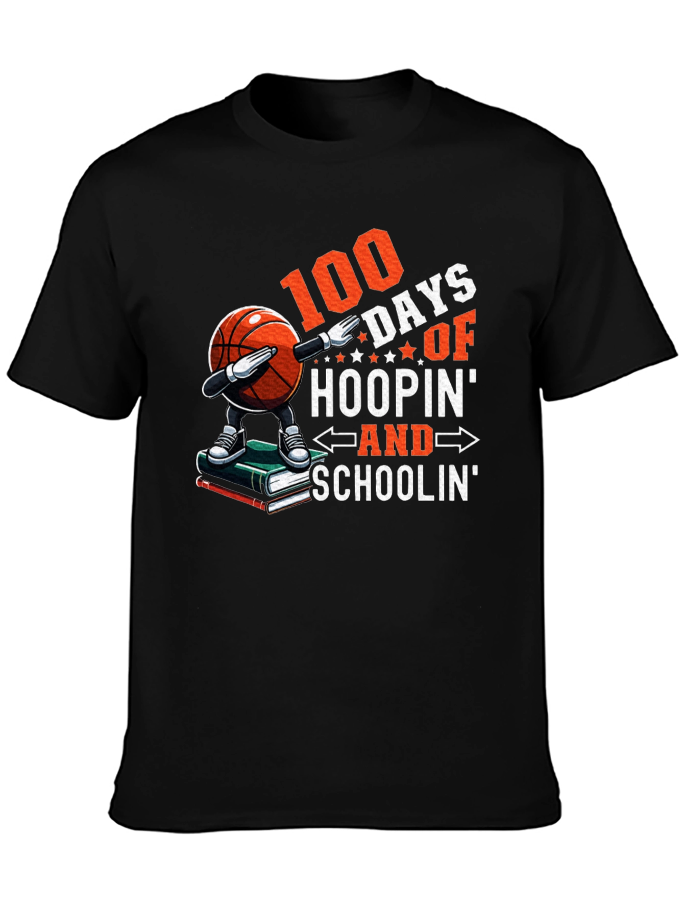 100 Days Hoopin & Schoolin T-Shirt