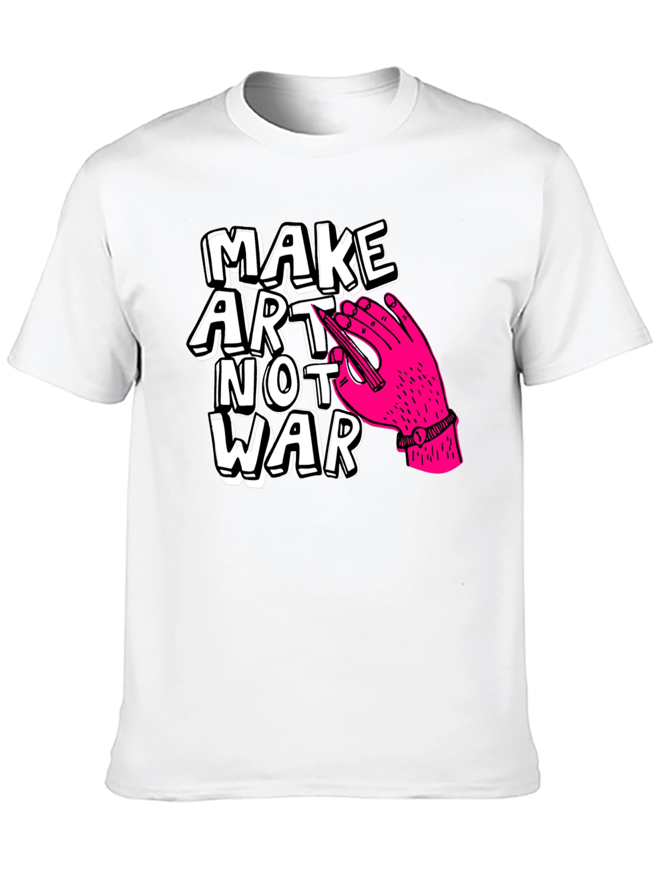 Make Art Not War Graphic Tee