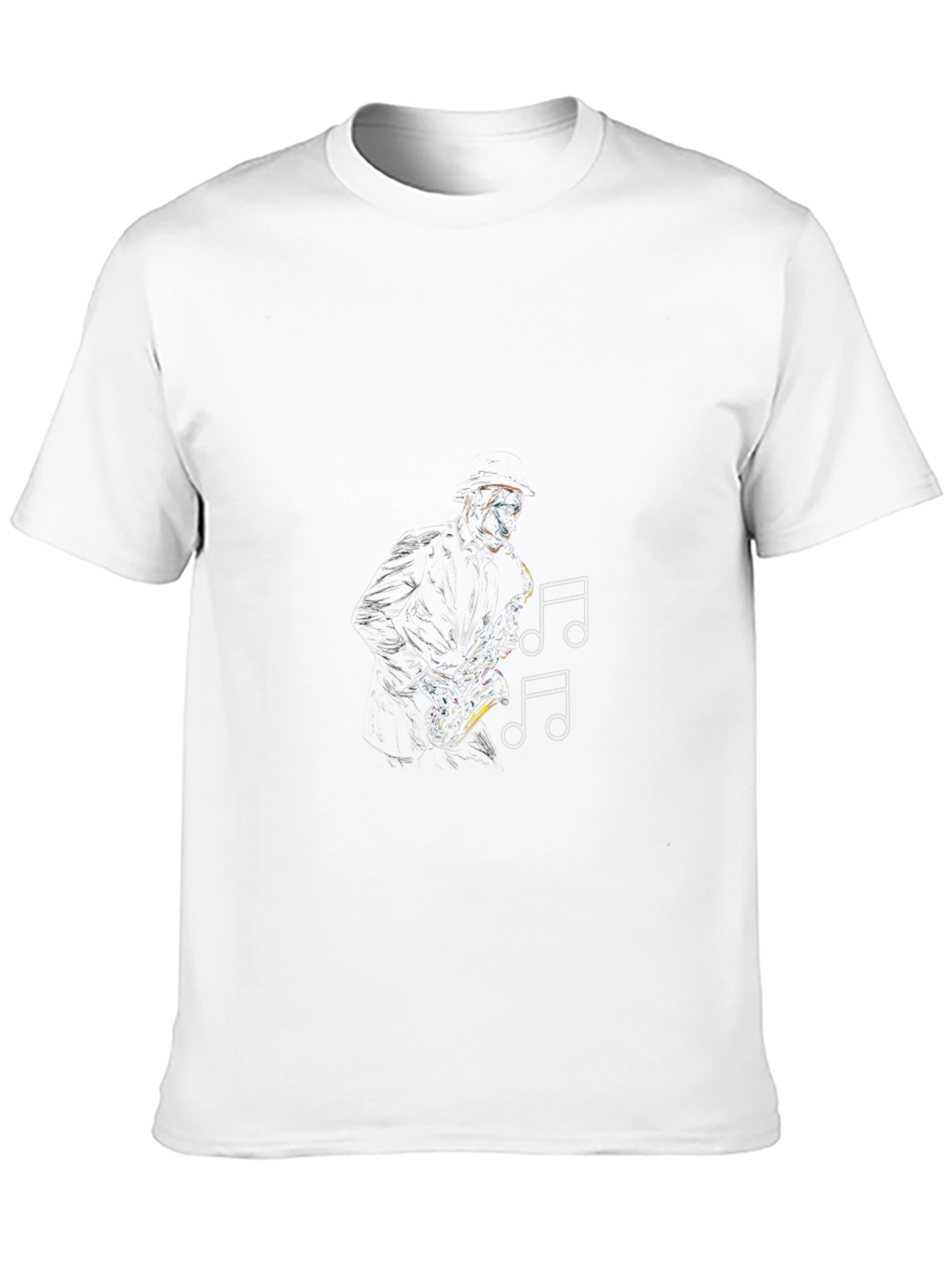 Saxophone Music T-Shirt - Cool Musician Tee