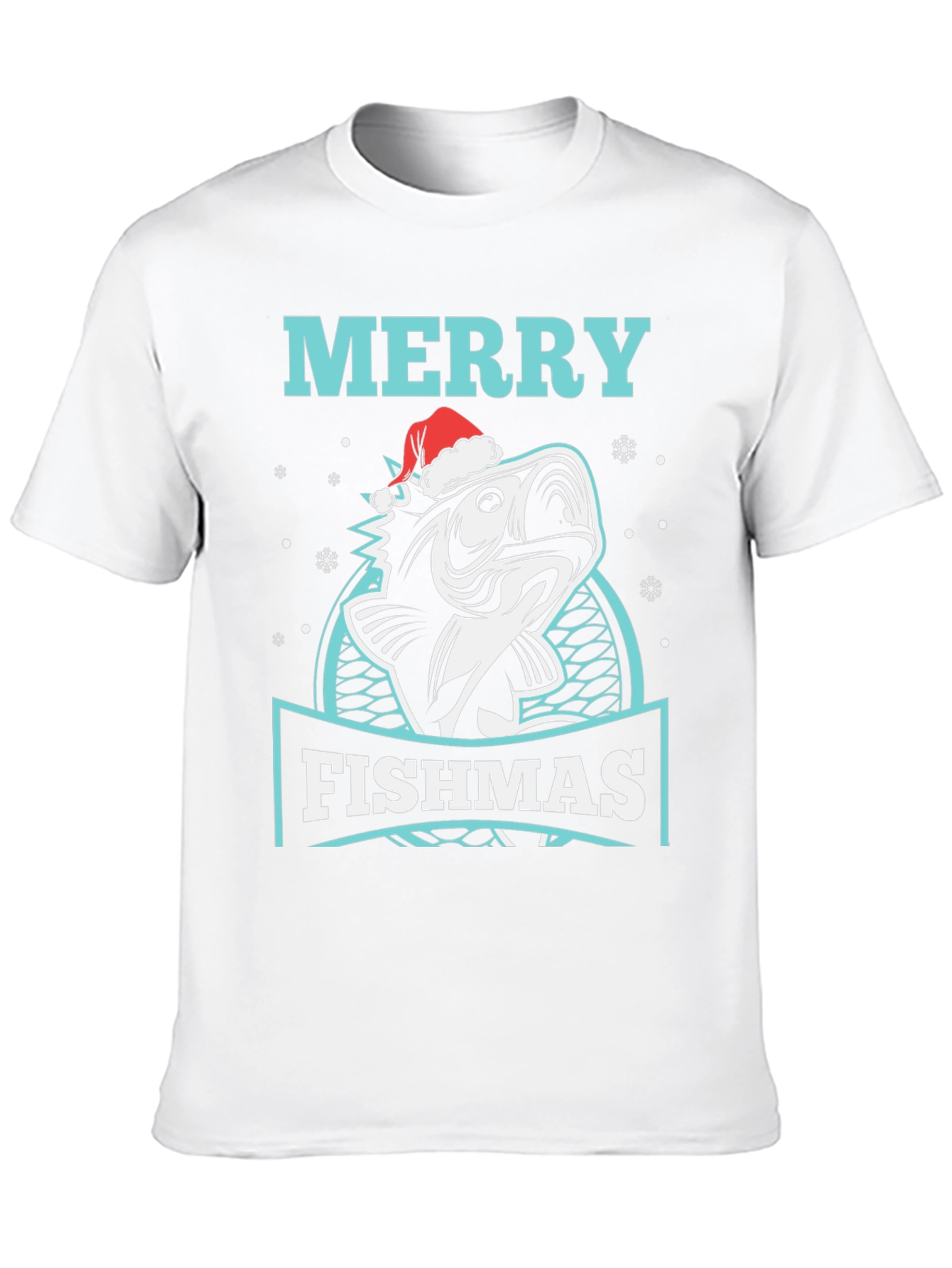 Merry Fishmas T-Shirt - Holiday Fishing Tee