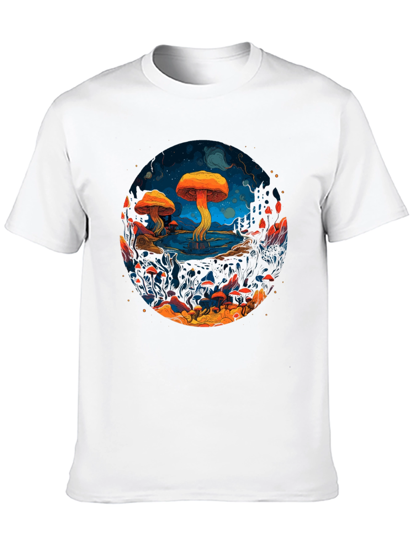 Psychedelic Mushroom Graphic T-Shirt