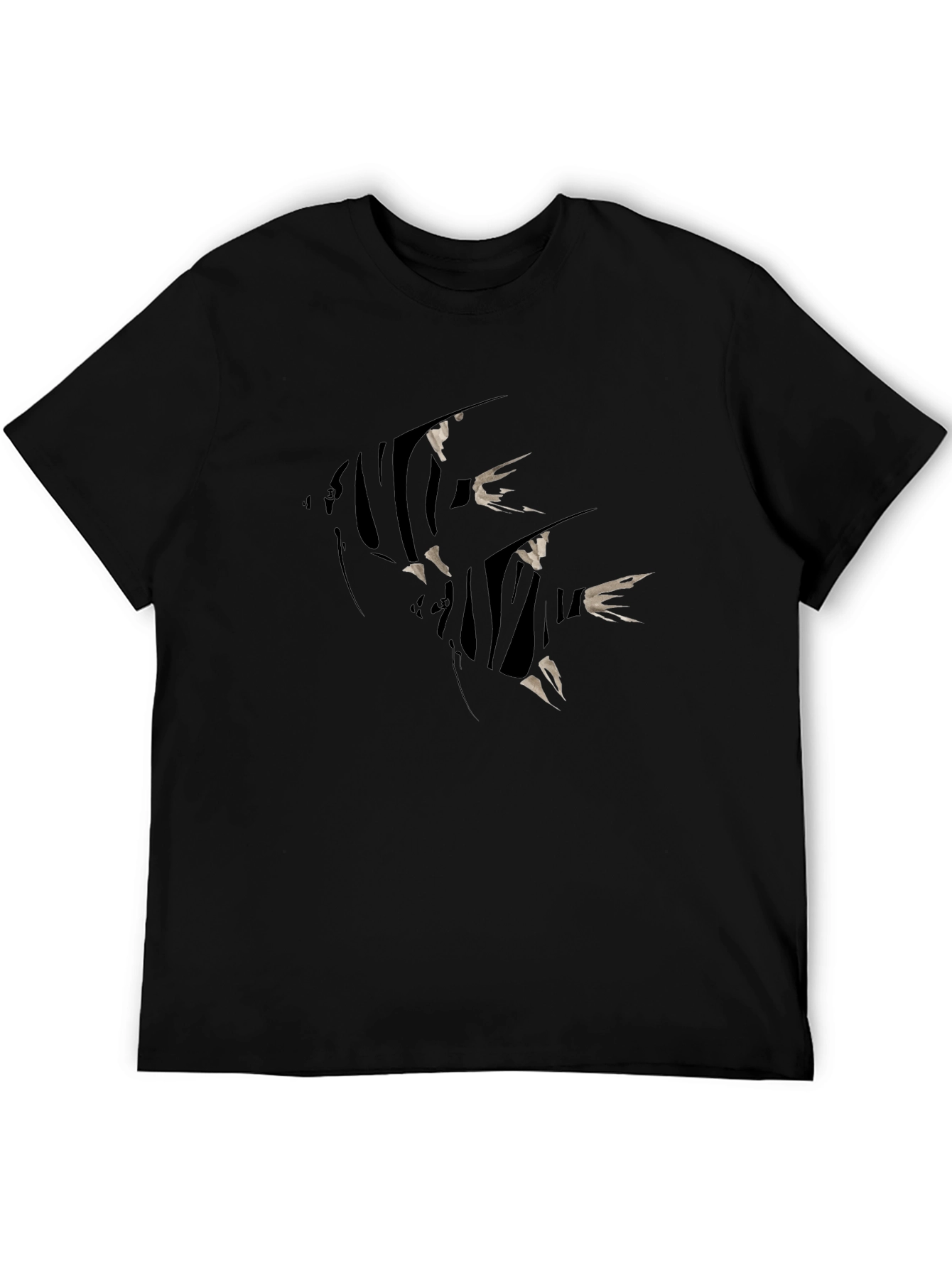 Angelfish Graphic T-Shirt - Black