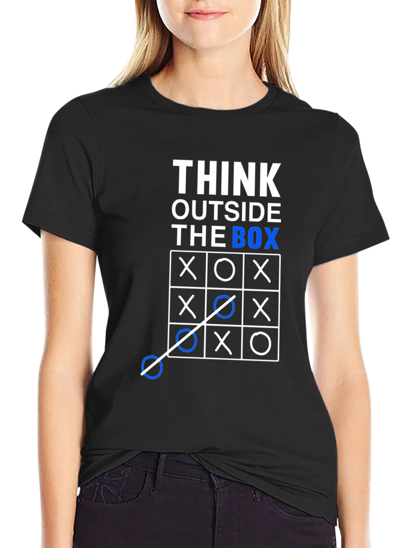 Think Outside the Box T-Shirt - Creative Graphic Tee