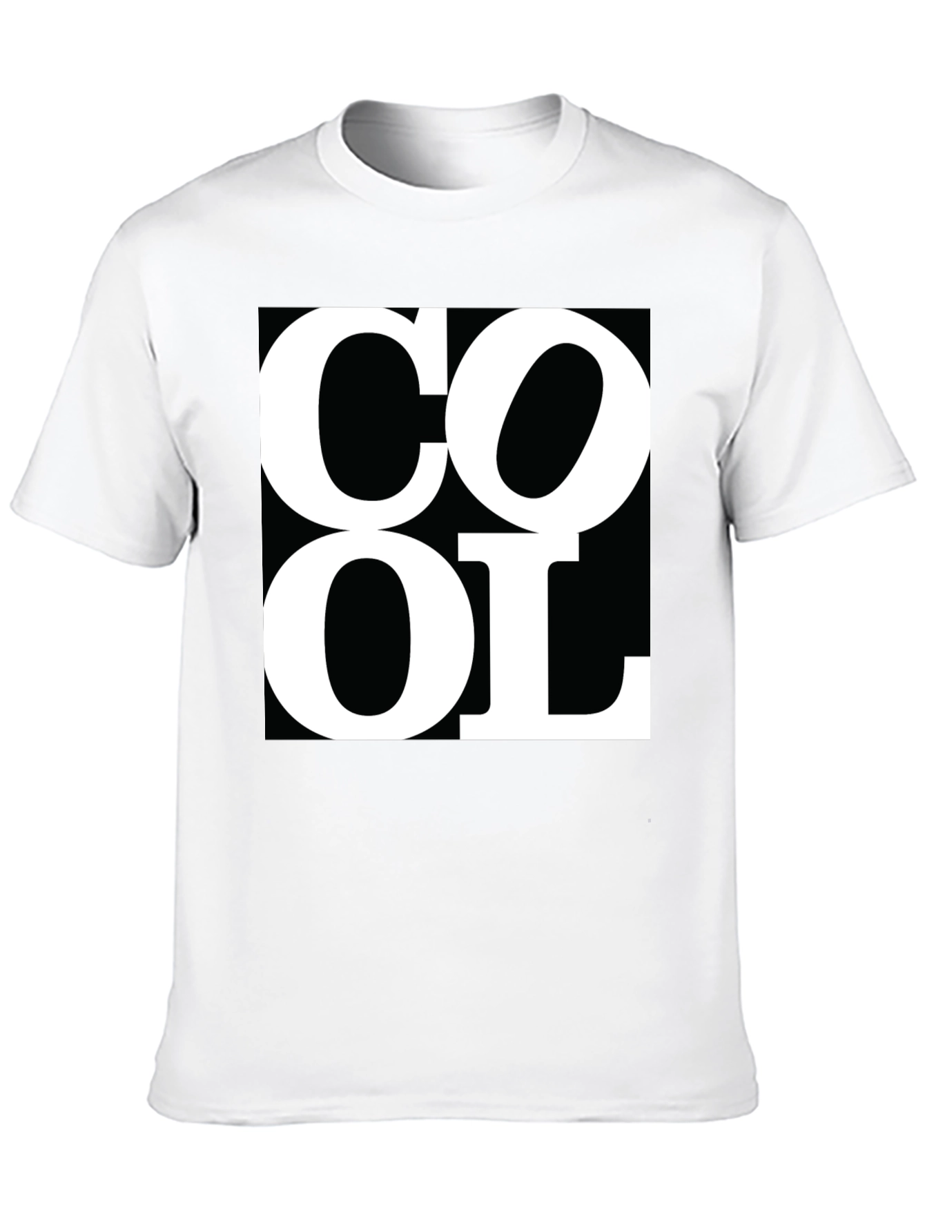 Cool Graphic Tee - Black Short Sleeve T-Shirt