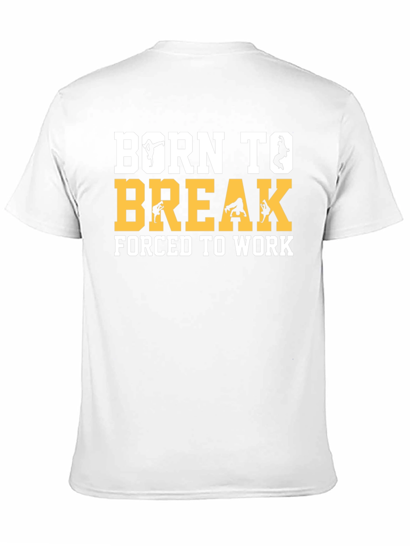 Born To Break Dance Black Graphic T-Shirt