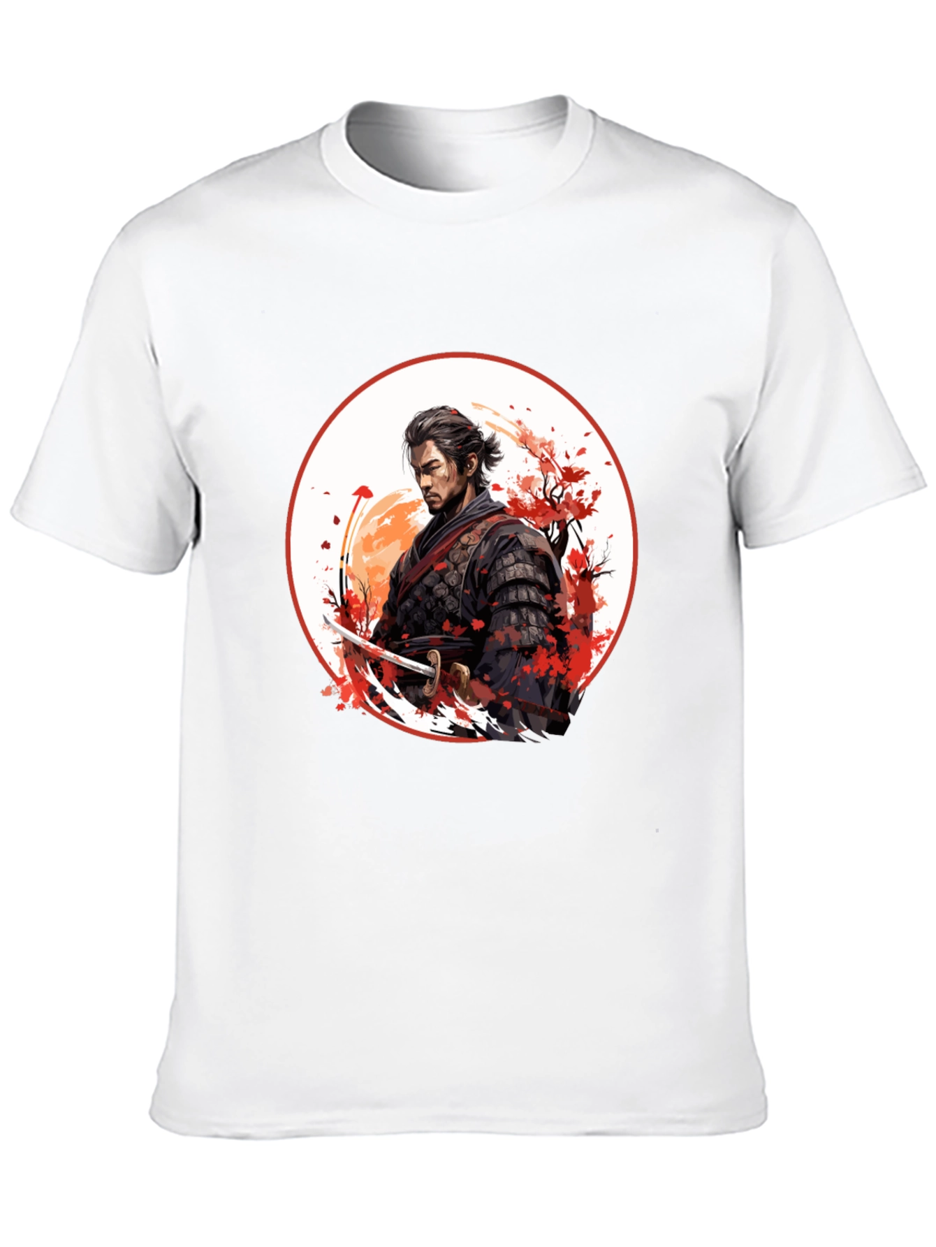 Samurai T-Shirt - Japanese Warrior Design