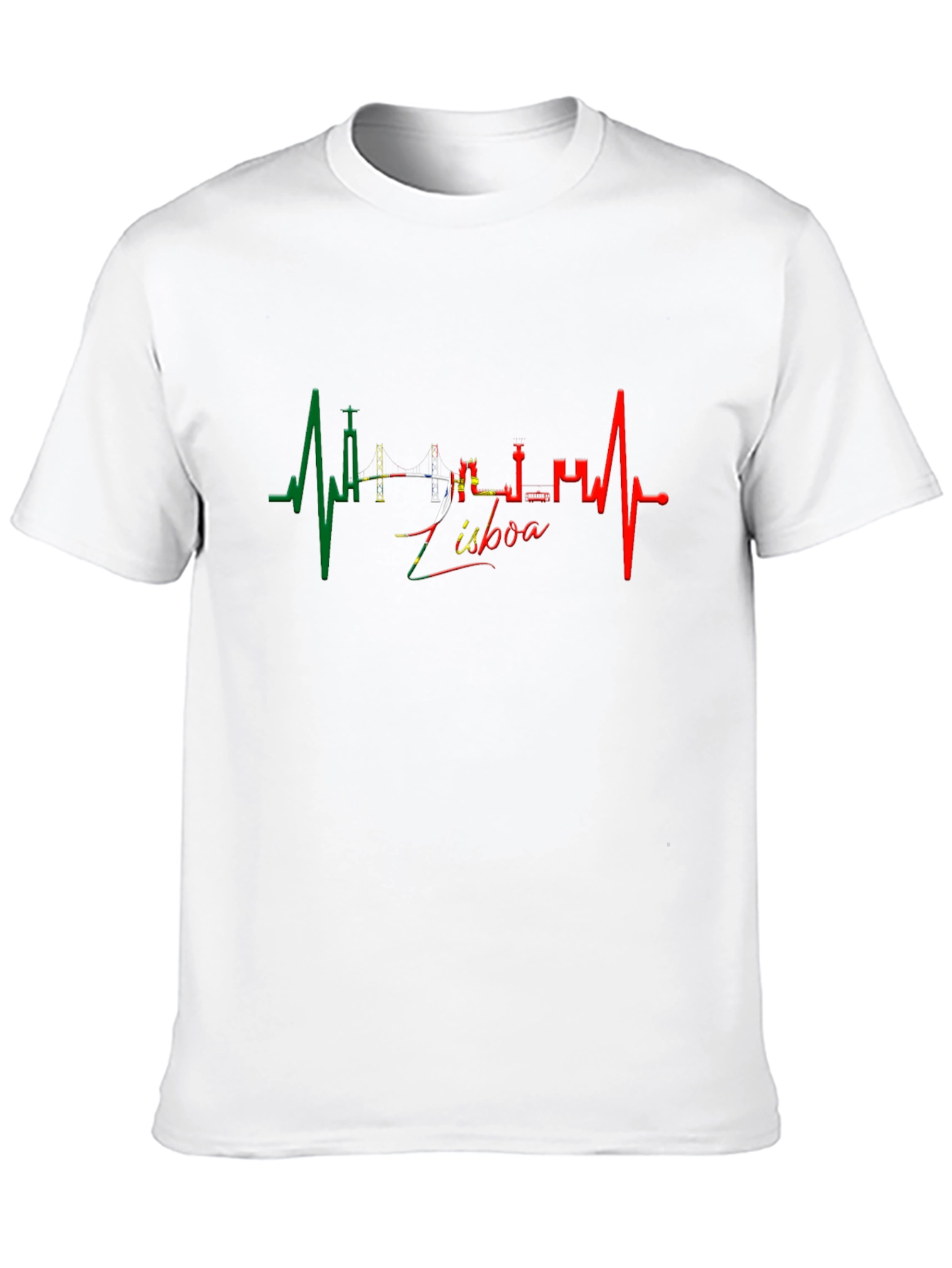 Lisboa Heartbeat Tee - Black