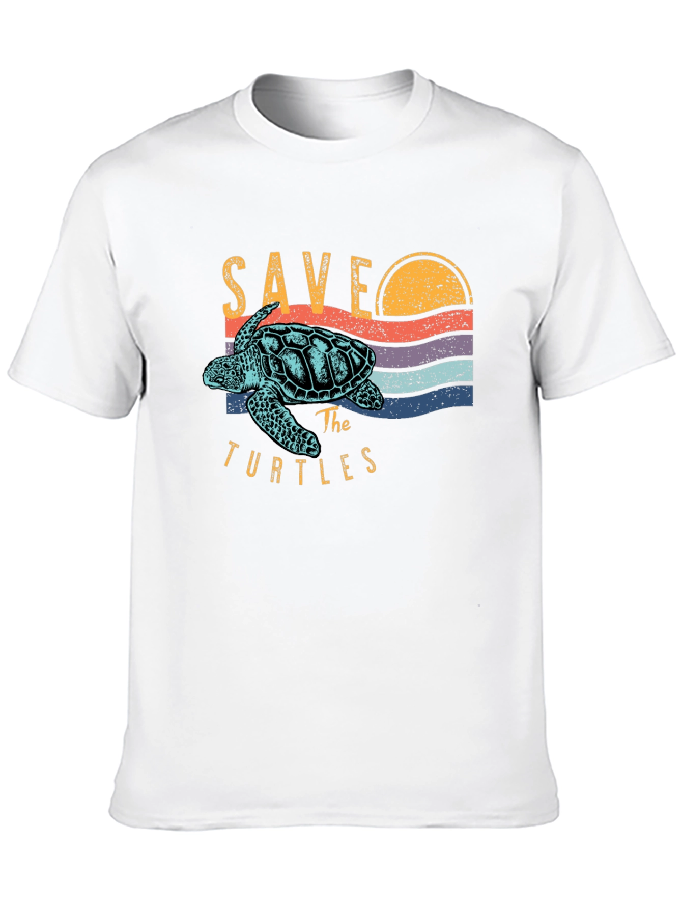 Save the Turtles Graphic T-Shirt