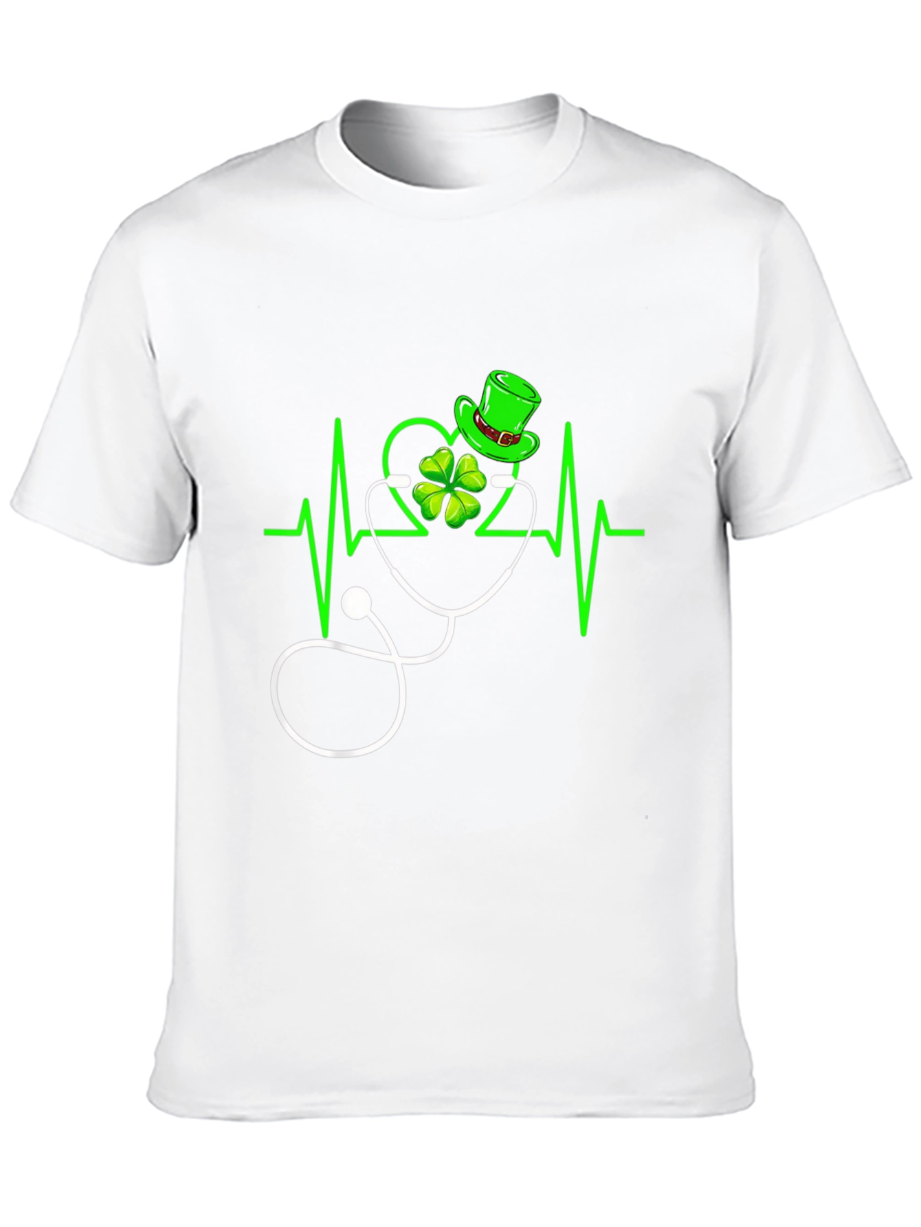 St. Patricks Day Doctor Heartbeat T-Shirt