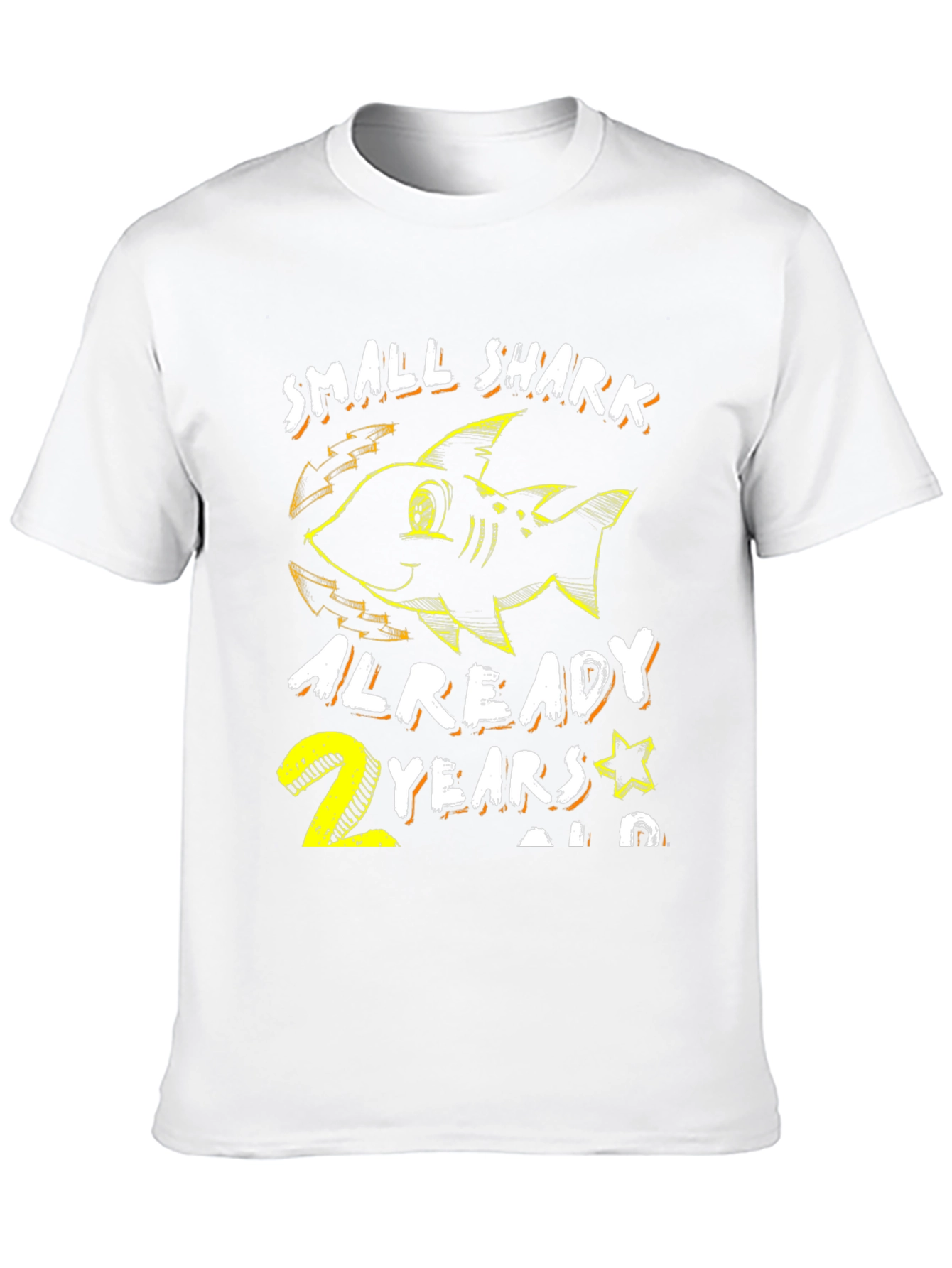Small Shark 2nd Birthday T-Shirt