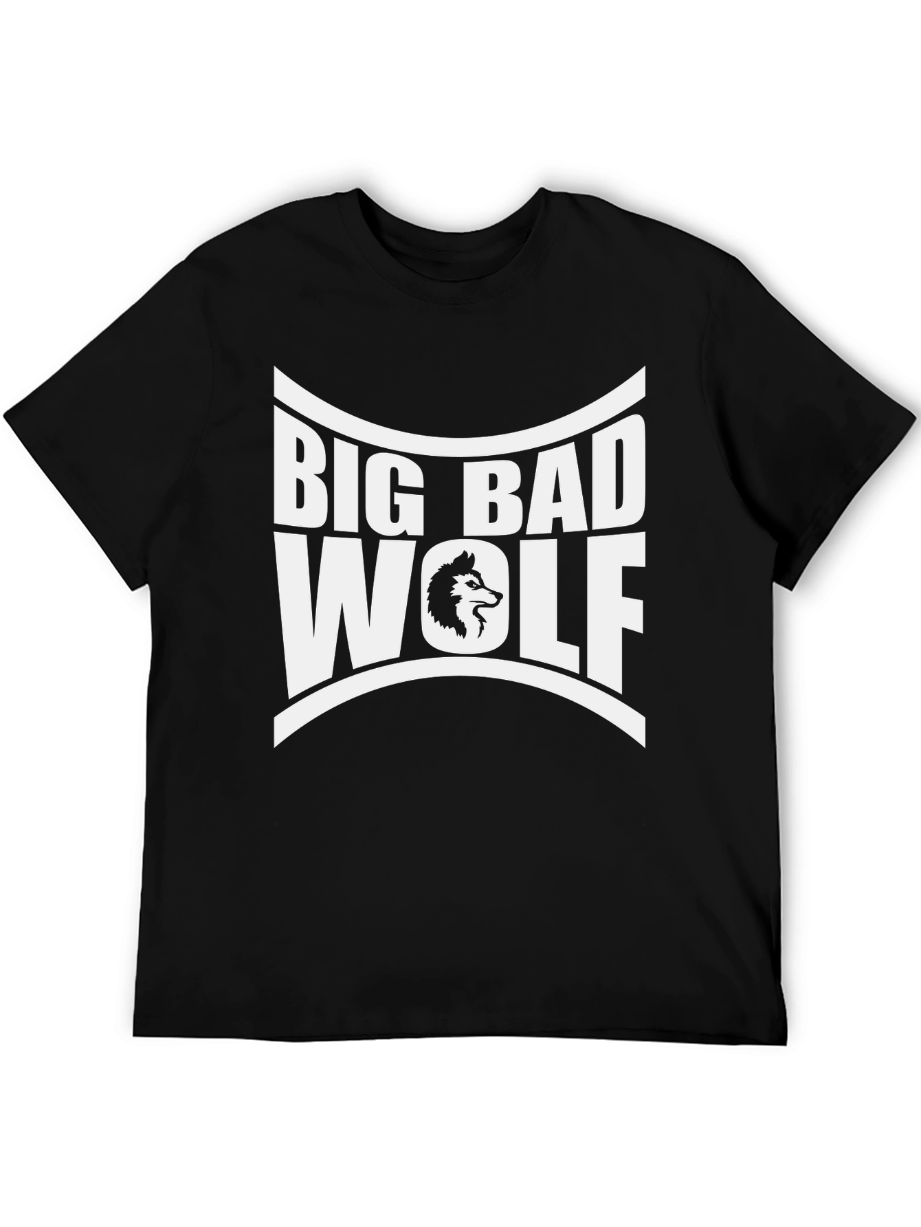 Big Bad Wolf Graphic Tee - Black