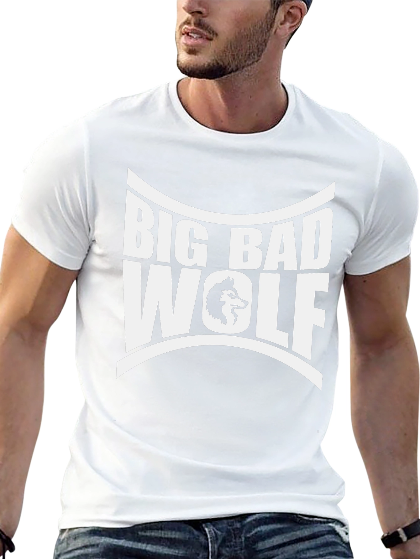 Big Bad Wolf Graphic Tee - Black