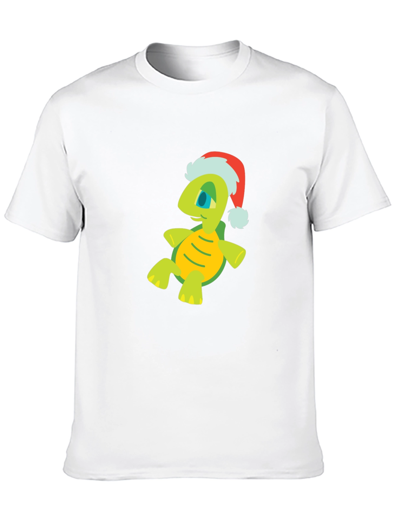 Festive Turtle Graphic Tee - Black