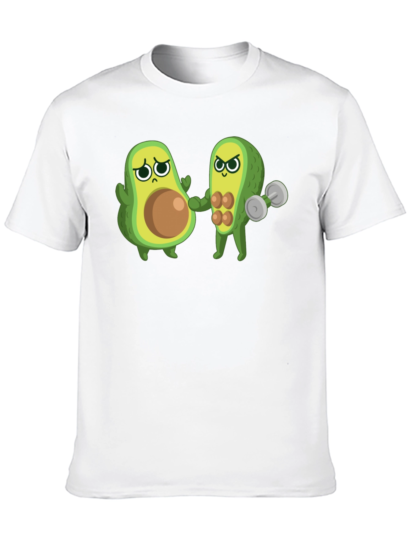 Funny Avocado Gym T-Shirt - Black